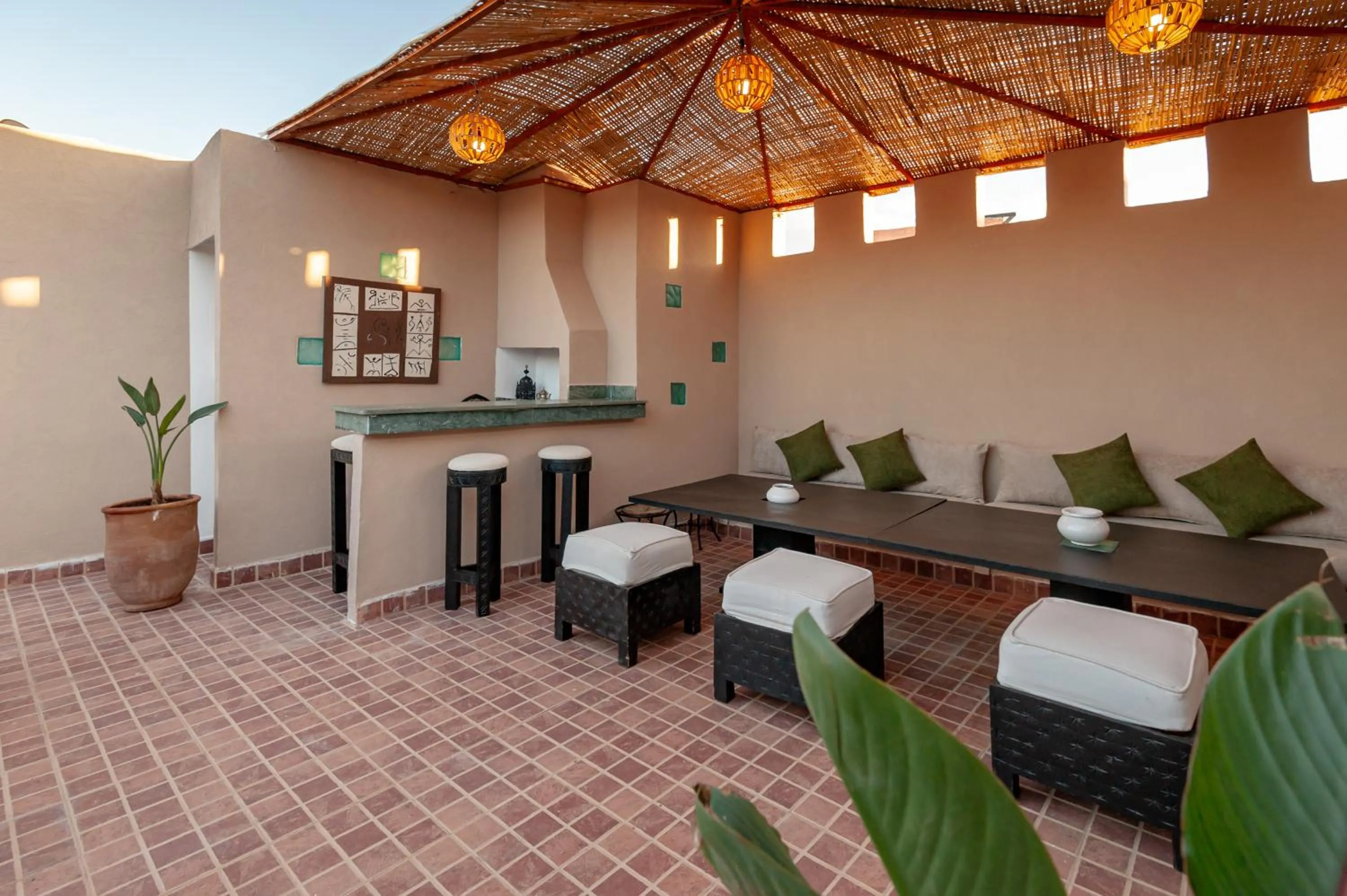 Seating area in Riad Eldar