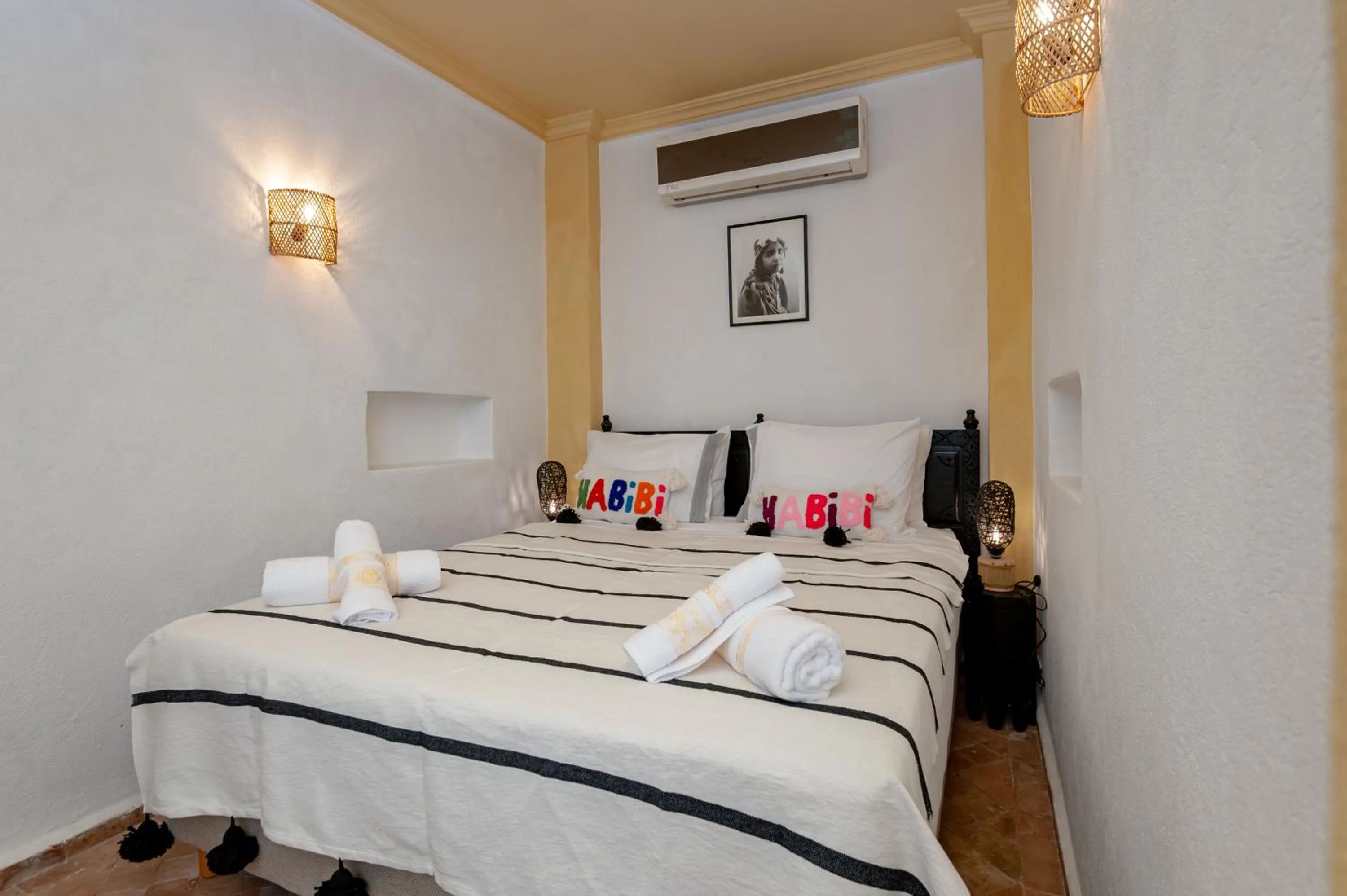 Bed in Riad Eldar