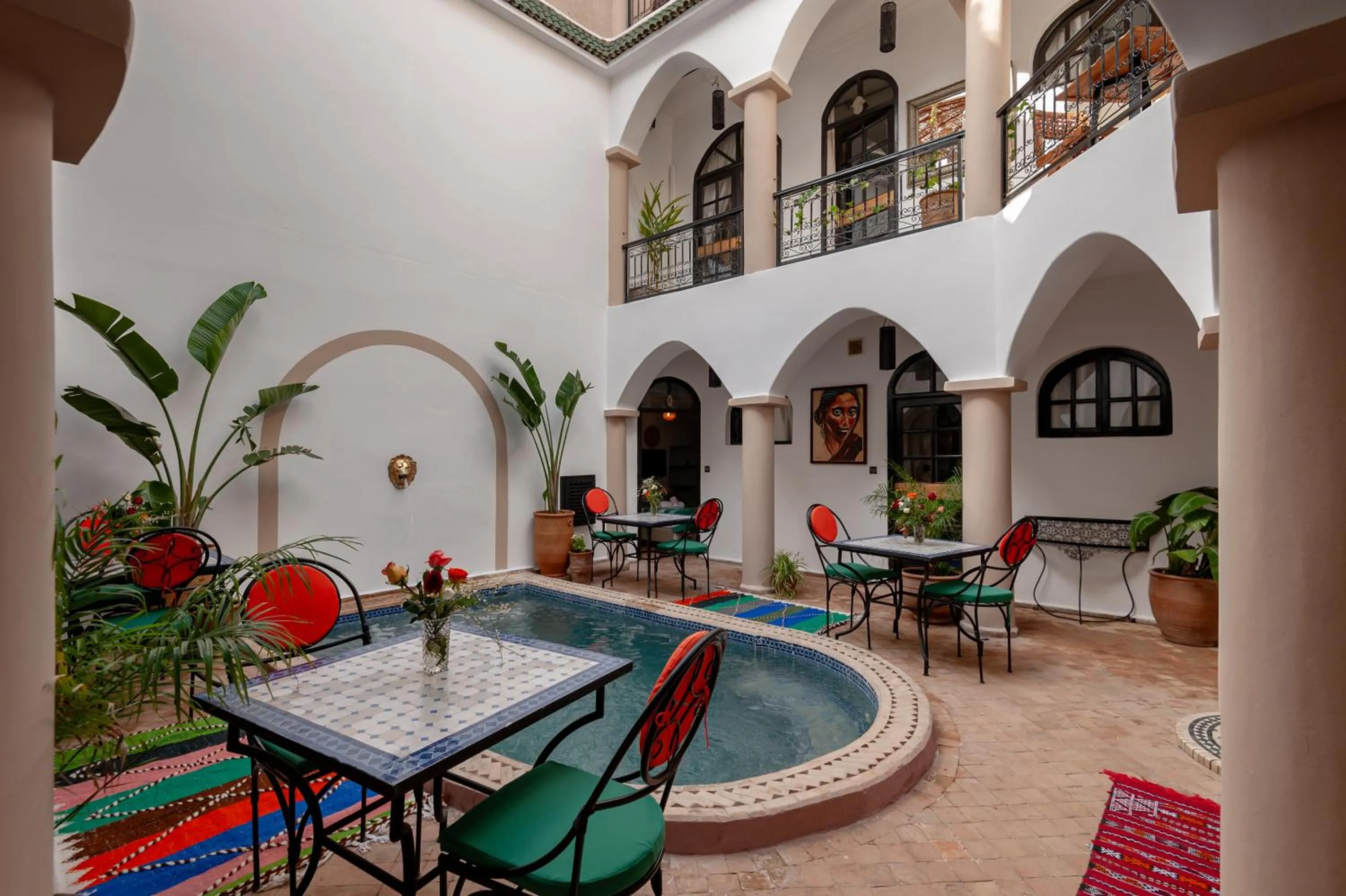 Seating area in Riad Eldar
