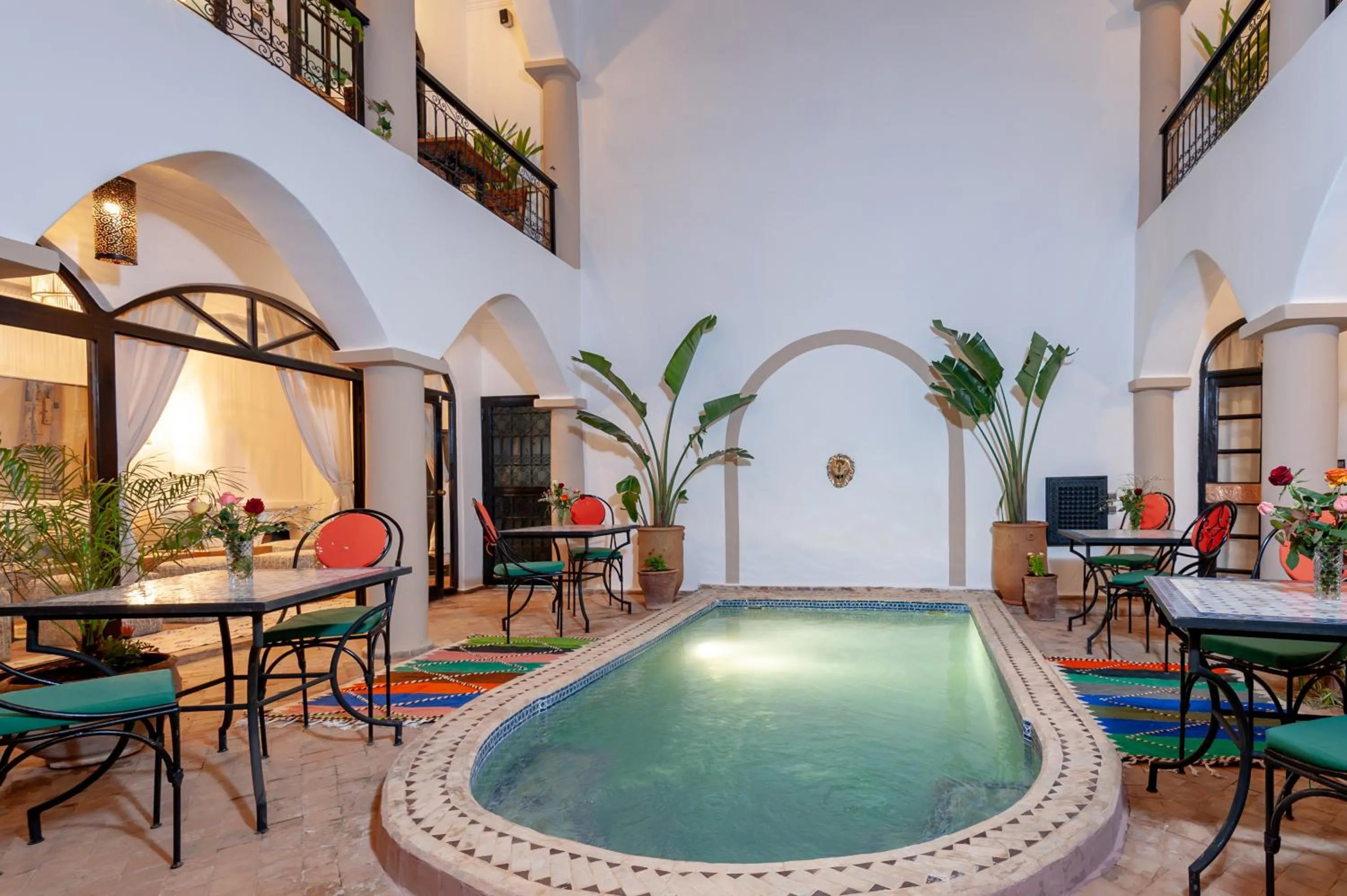 Seating area in Riad Eldar