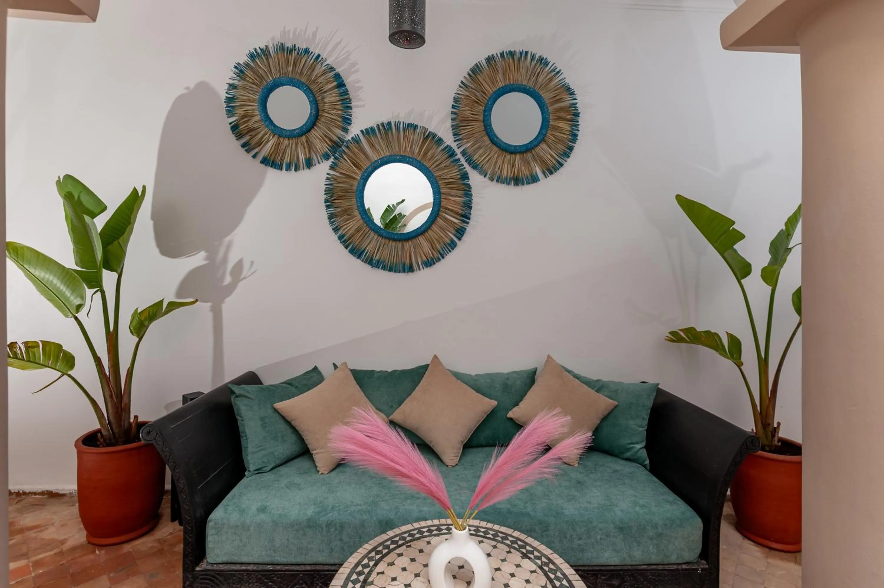 Seating area in Riad Eldar