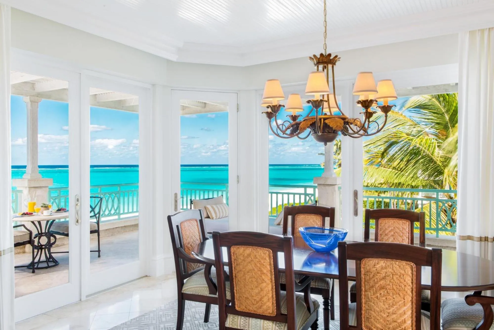 Dining area in The Palms Turks and Caicos