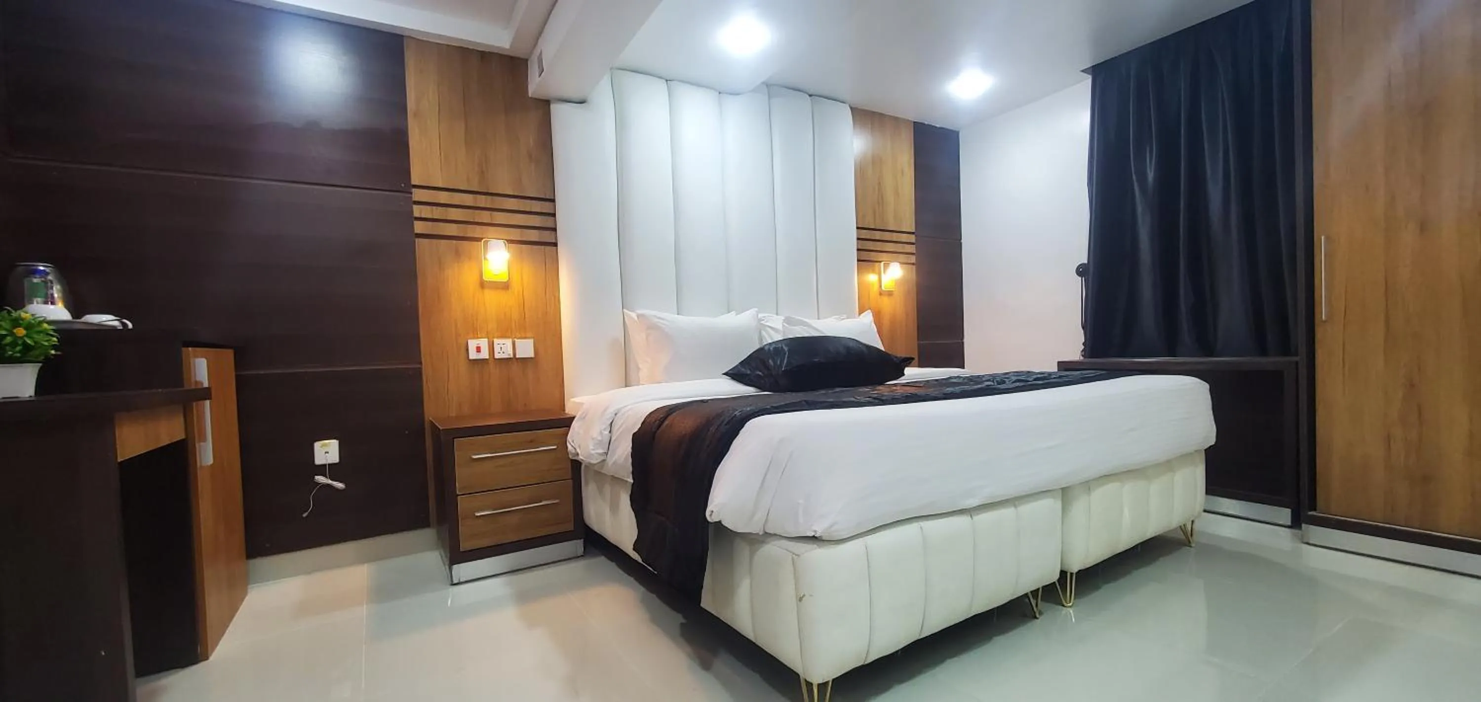 Bed in Dalchifit Suites by Premium Swiss Hospitality