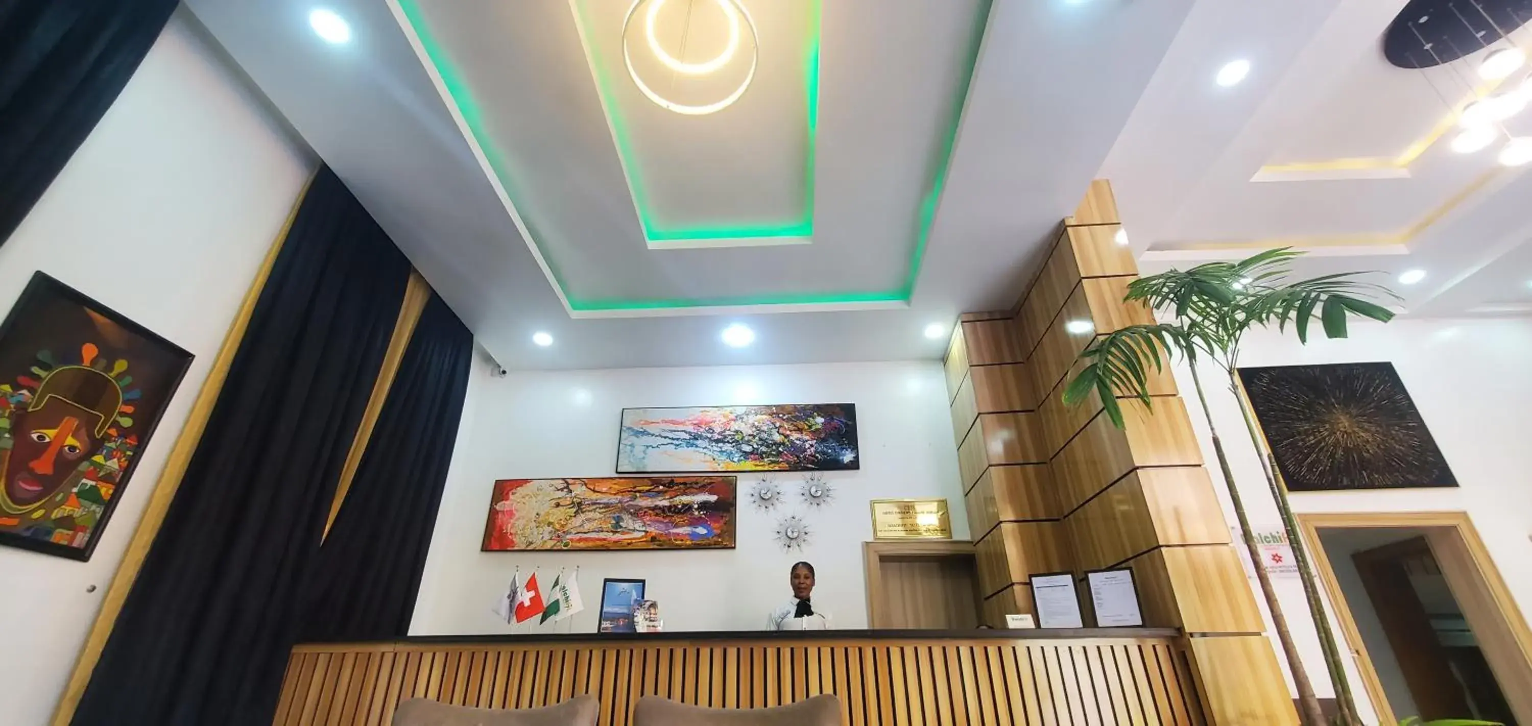 Lobby or reception in Dalchifit Suites by Premium Swiss Hospitality Lobby or reception in Dalchifit Suites by Premium Swiss Hospitality