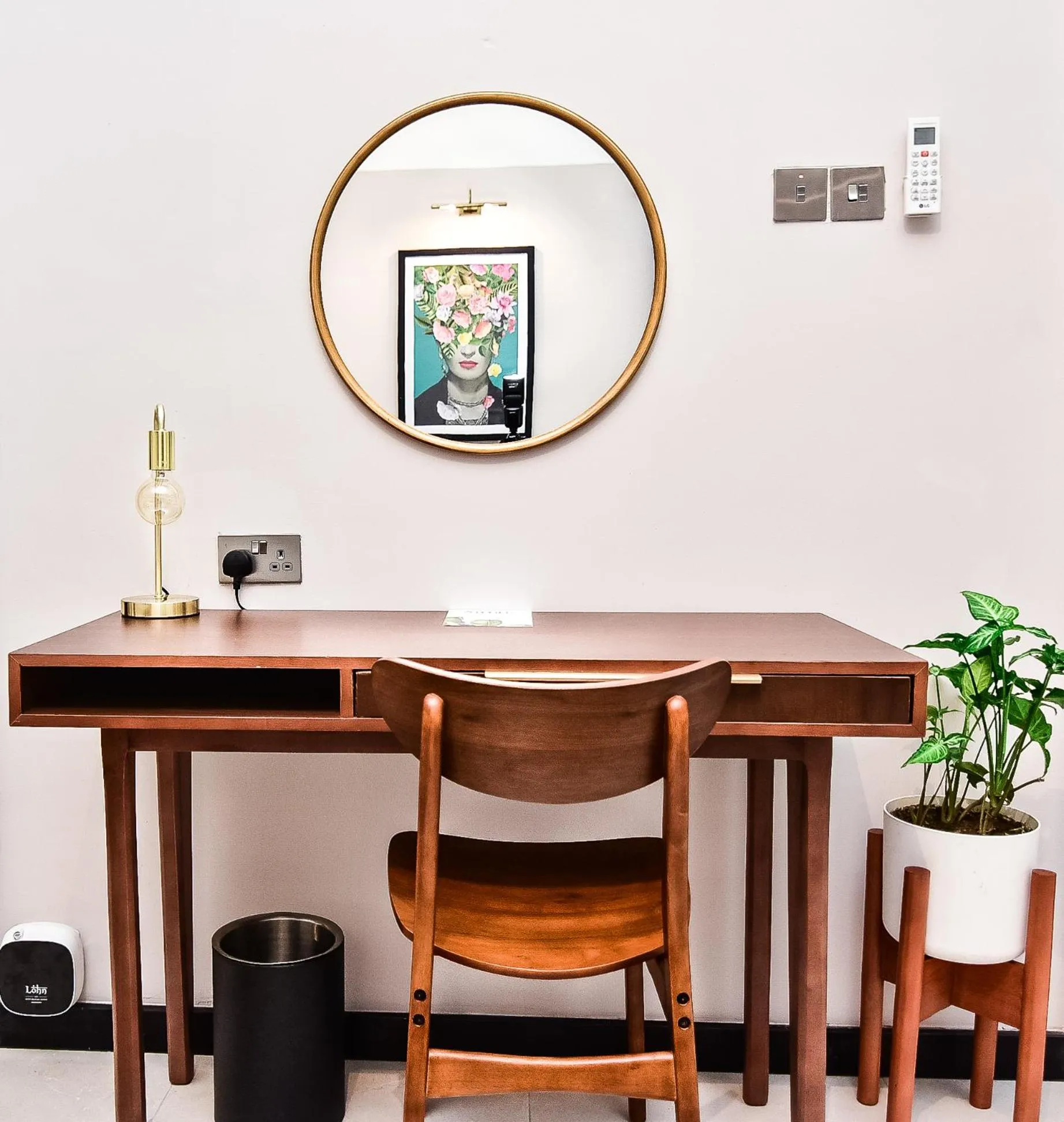 Decorative detail in Atelier Boutique Hotel