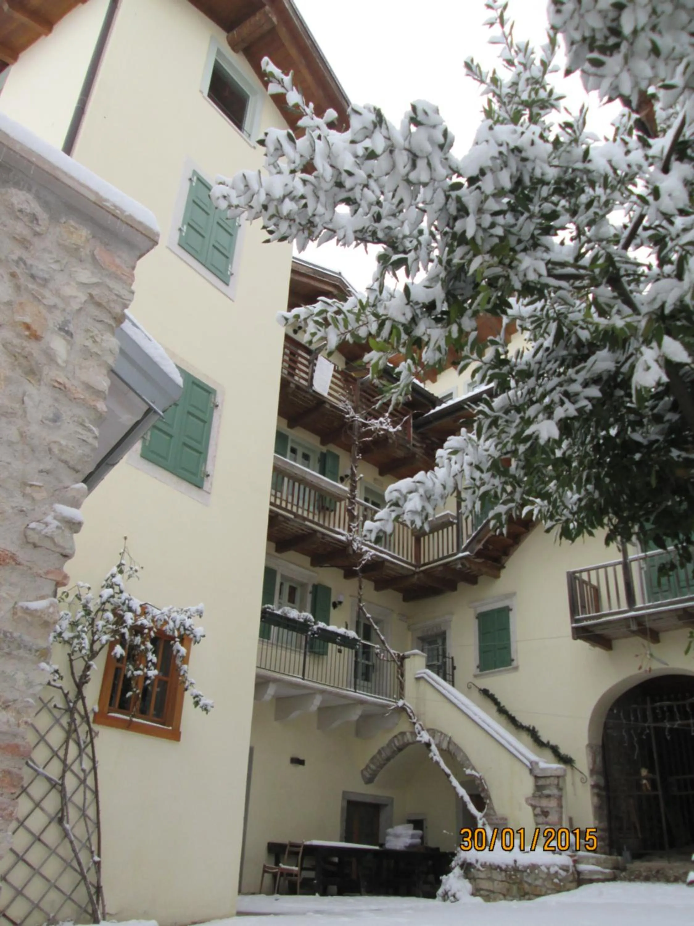 Facade/entrance in Villa Monica