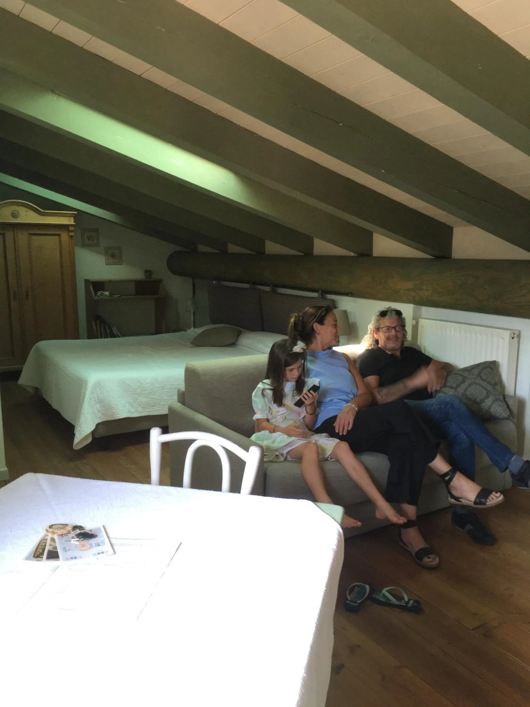 Seating area in Villa Monica