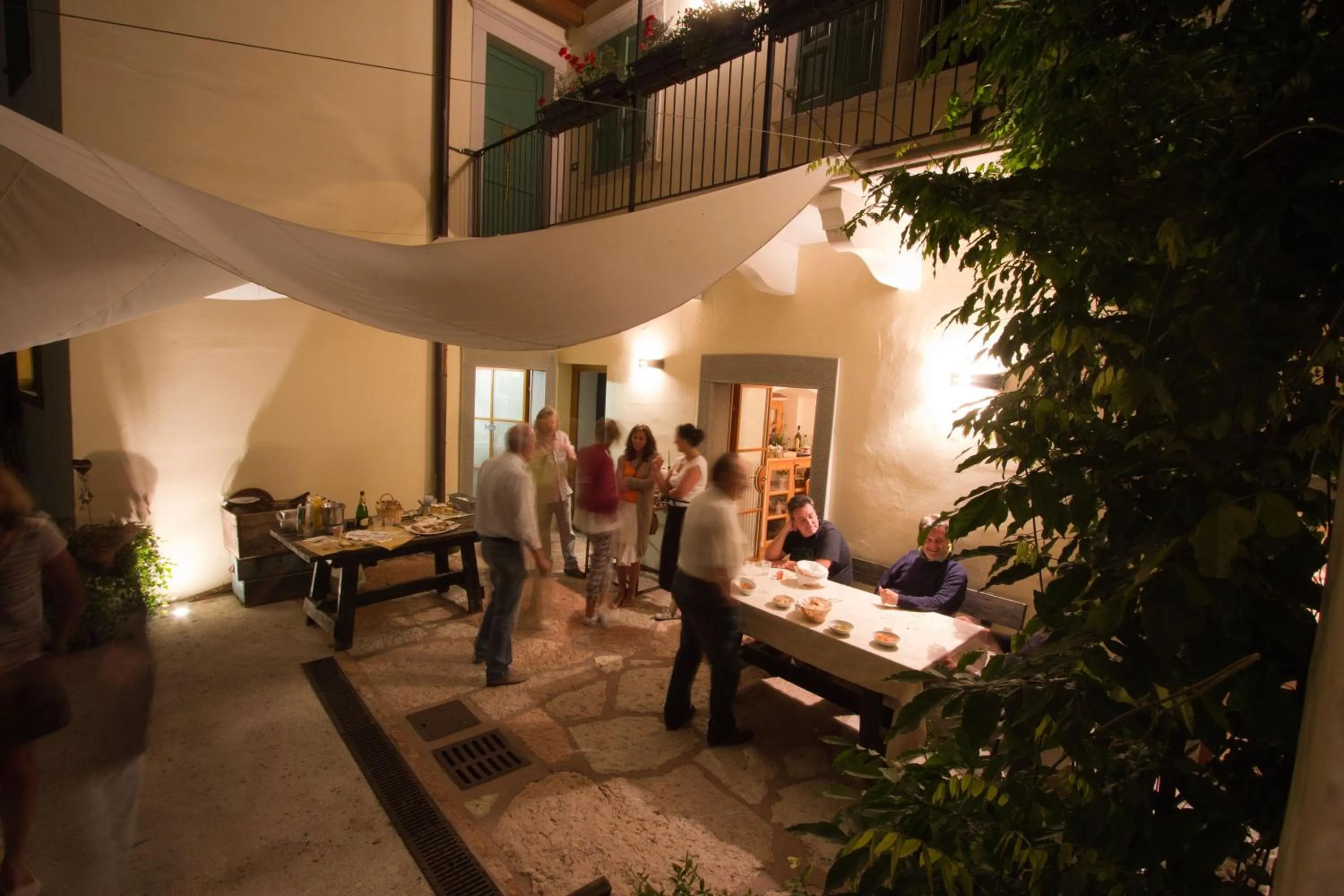 Patio in Villa Monica