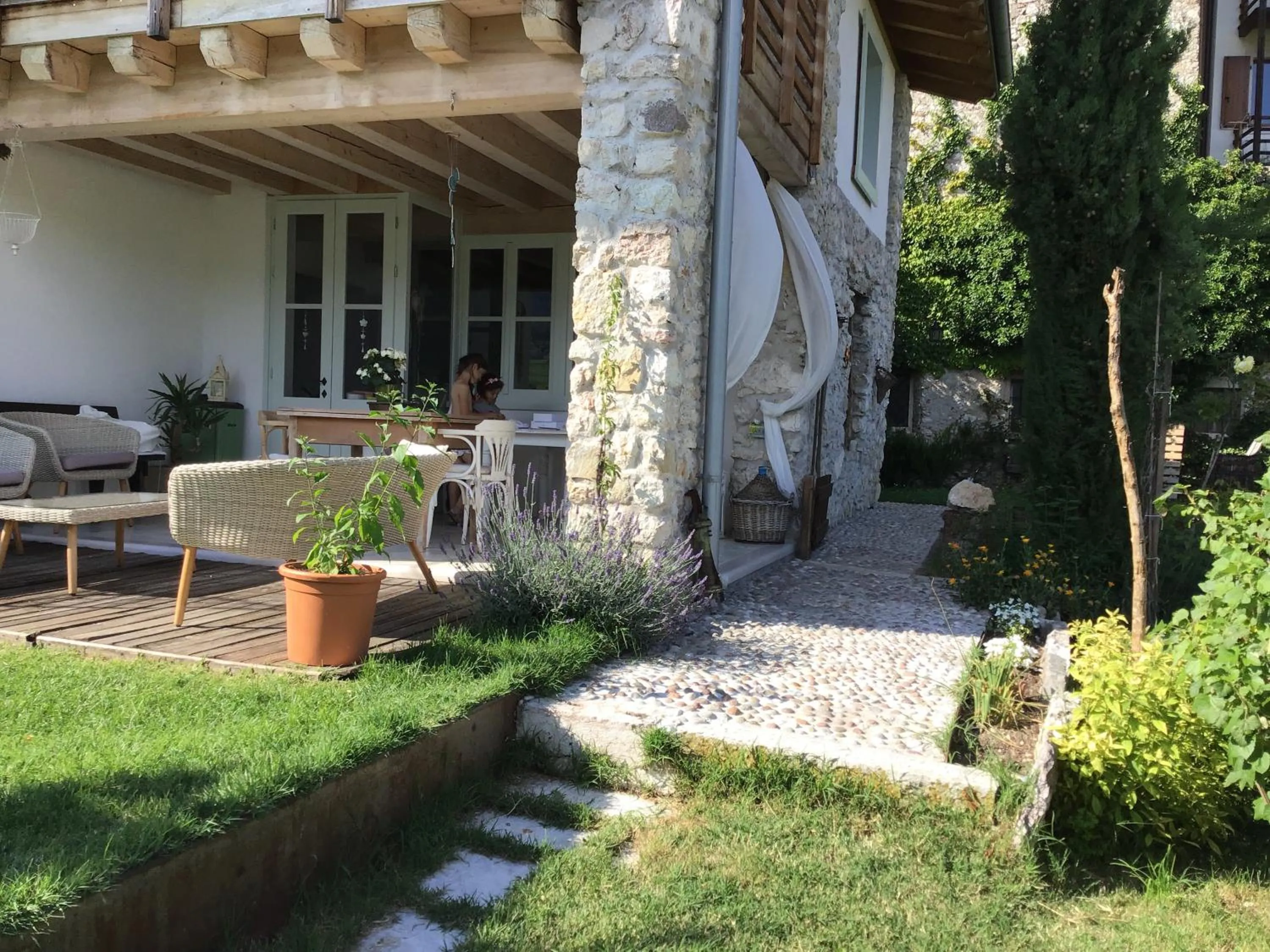 Patio in Villa Monica