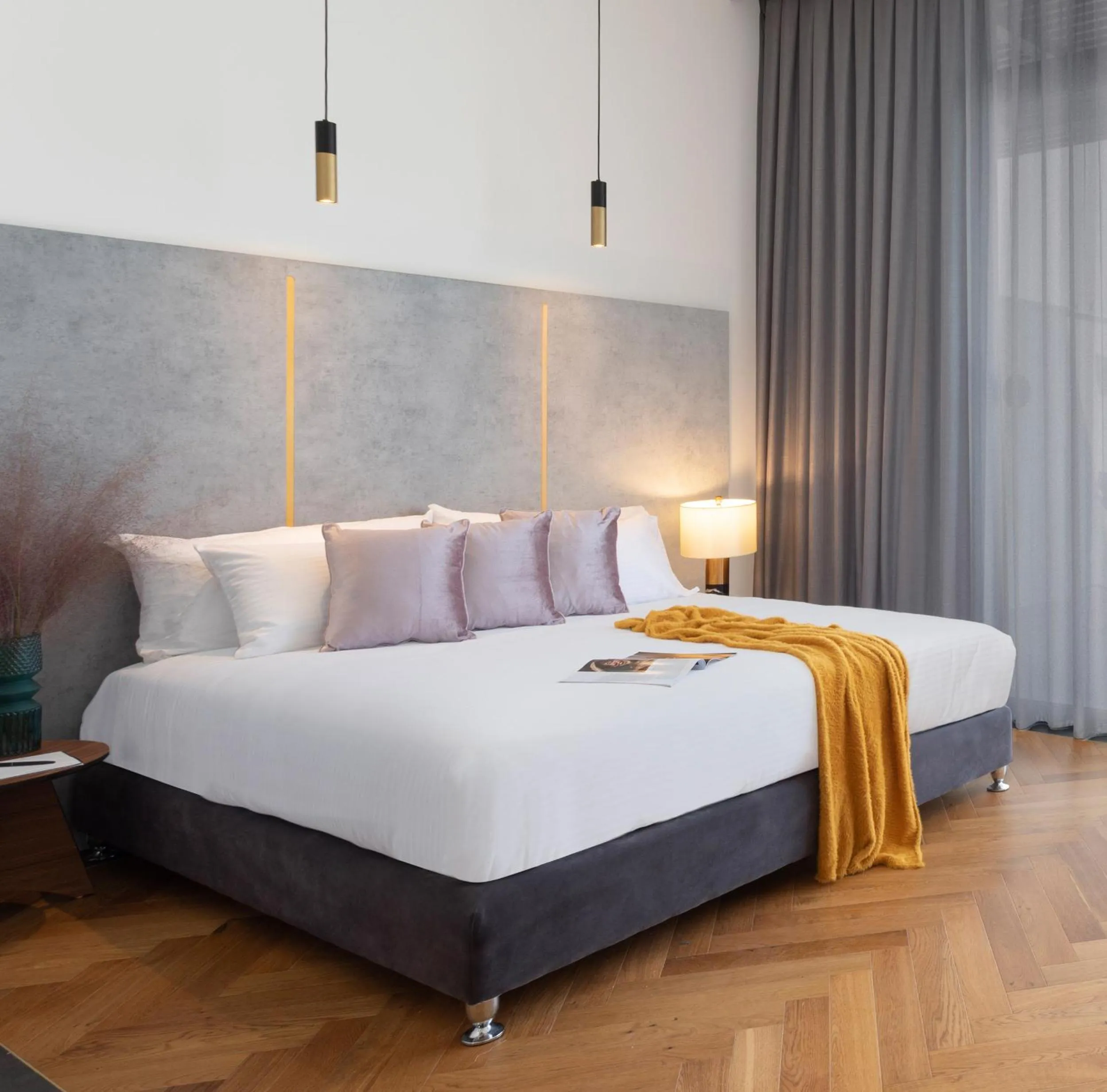 Bed in Dream Island Spa & Health Resort