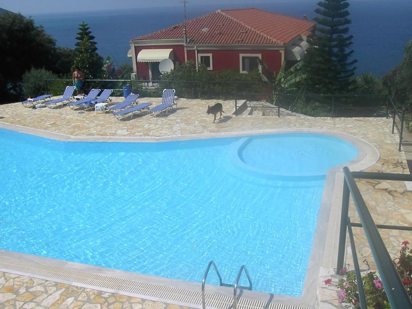 Pool view in APRAOS BAY HOTEL