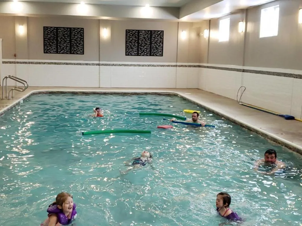 Swimming pool in Seely's Motel