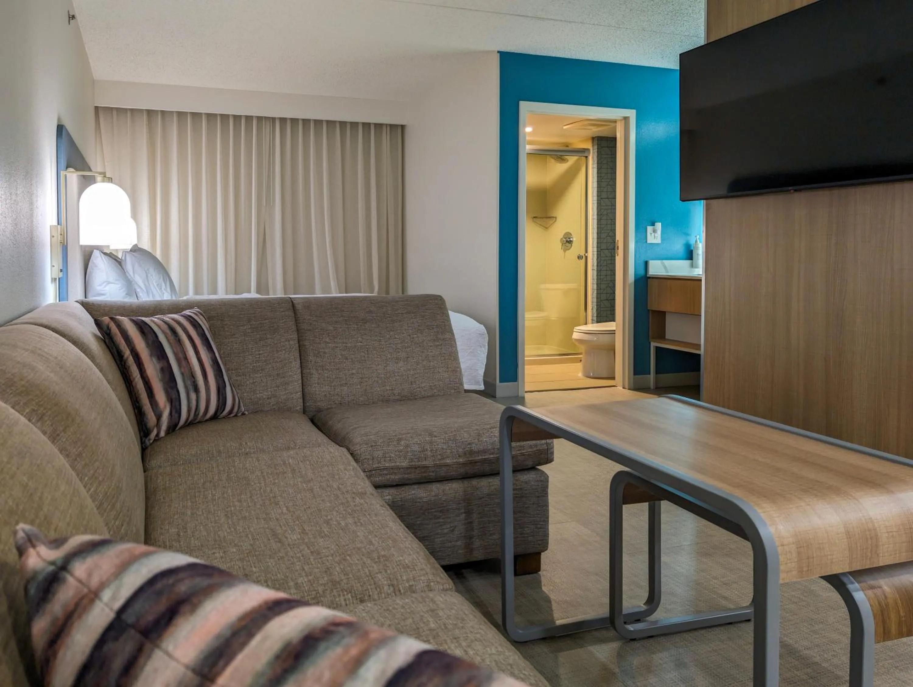 Living room in Homewood Suites by Hilton Oklahoma City Airport
