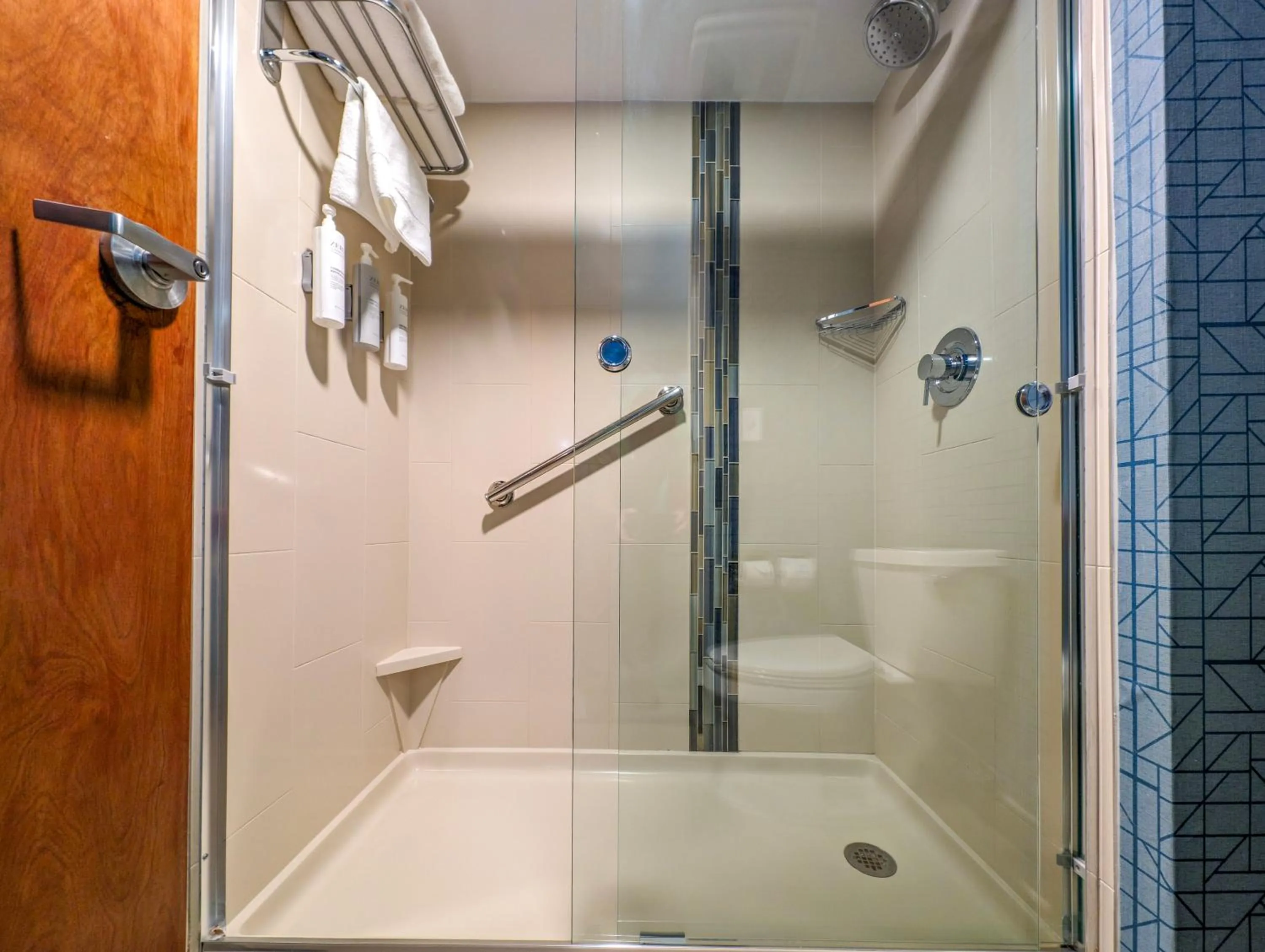 Shower in Homewood Suites by Hilton Oklahoma City Airport