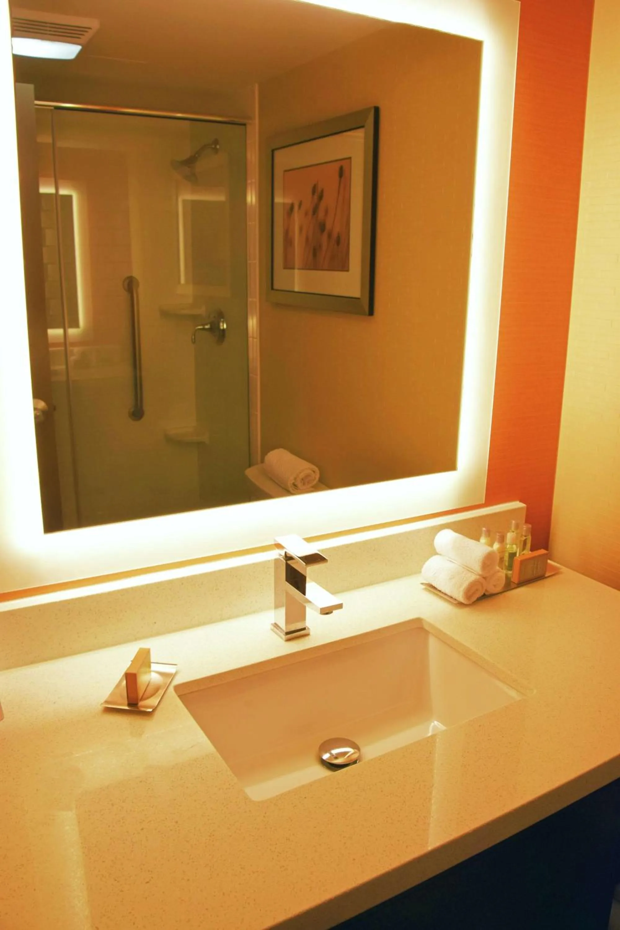 Bathroom in DoubleTree by Hilton Montgomery Downtown