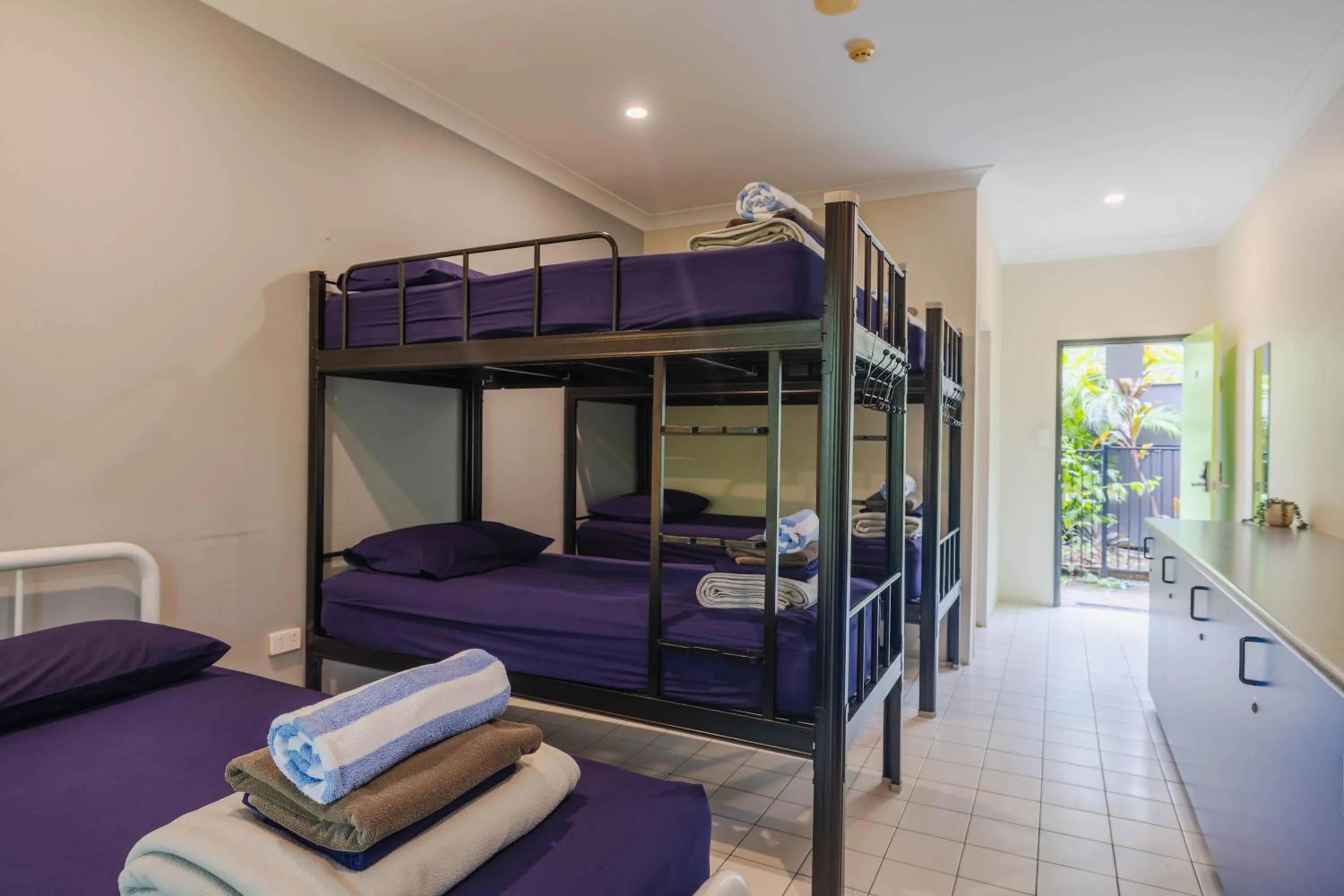 Bunk Bed in Female Dormitory Room   in Coral Beach Lodge