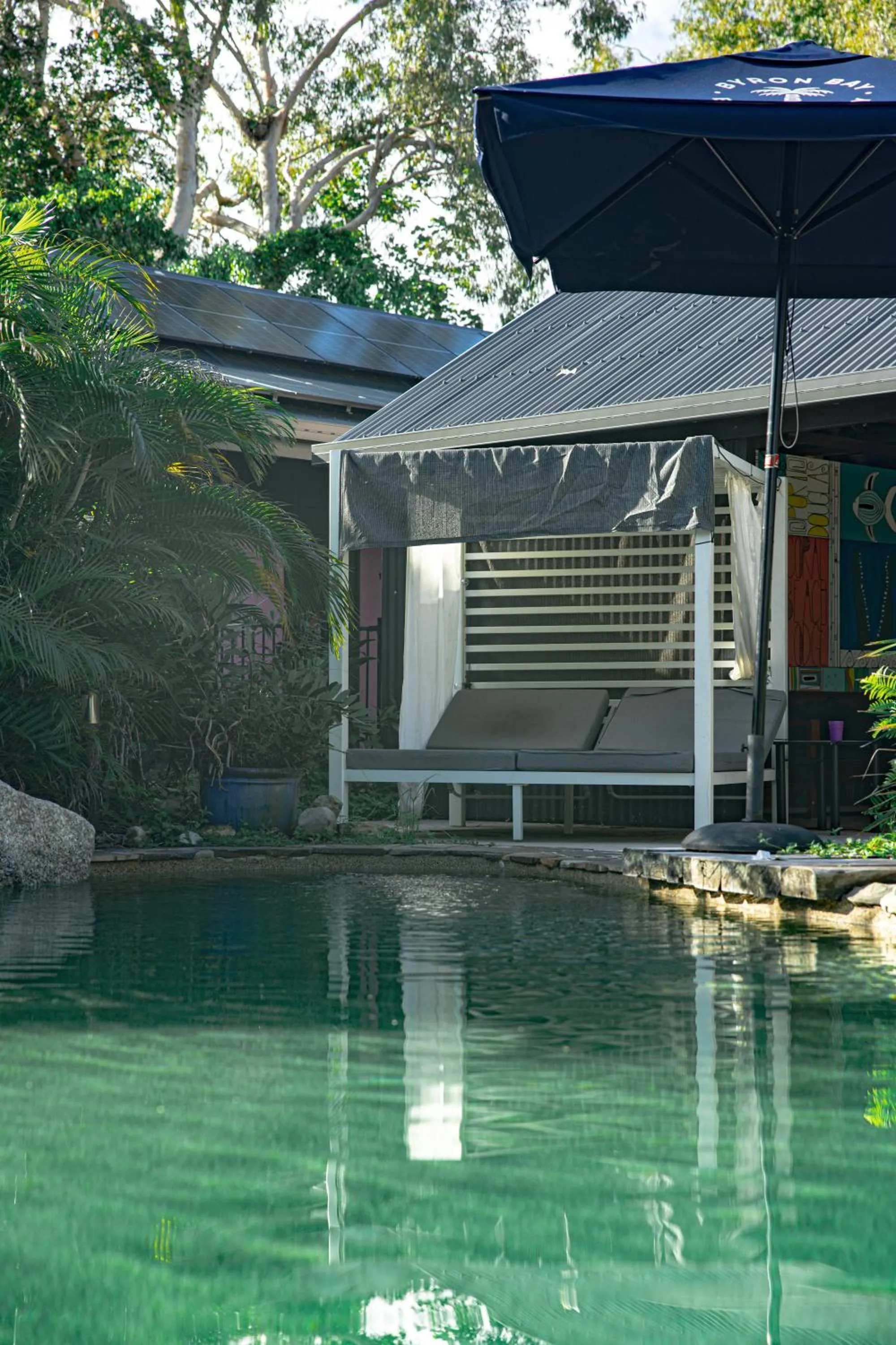 Pool view in Coral Beach Lodge