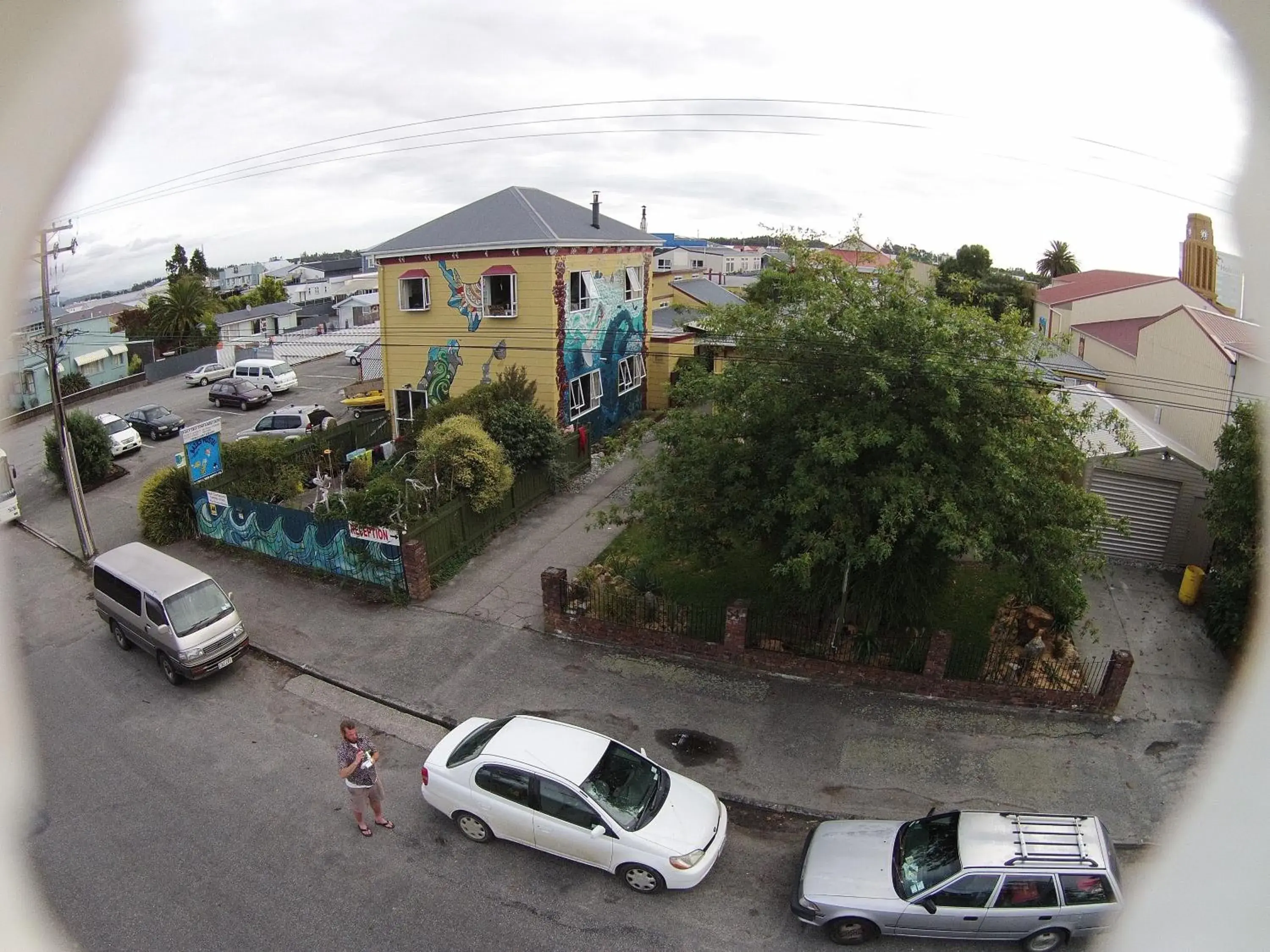 Facade/entrance in Bazil's Backpackers BBH Hostel & Surf School Facade/entrance in Bazil's Backpackers BBH Hostel & Surf School