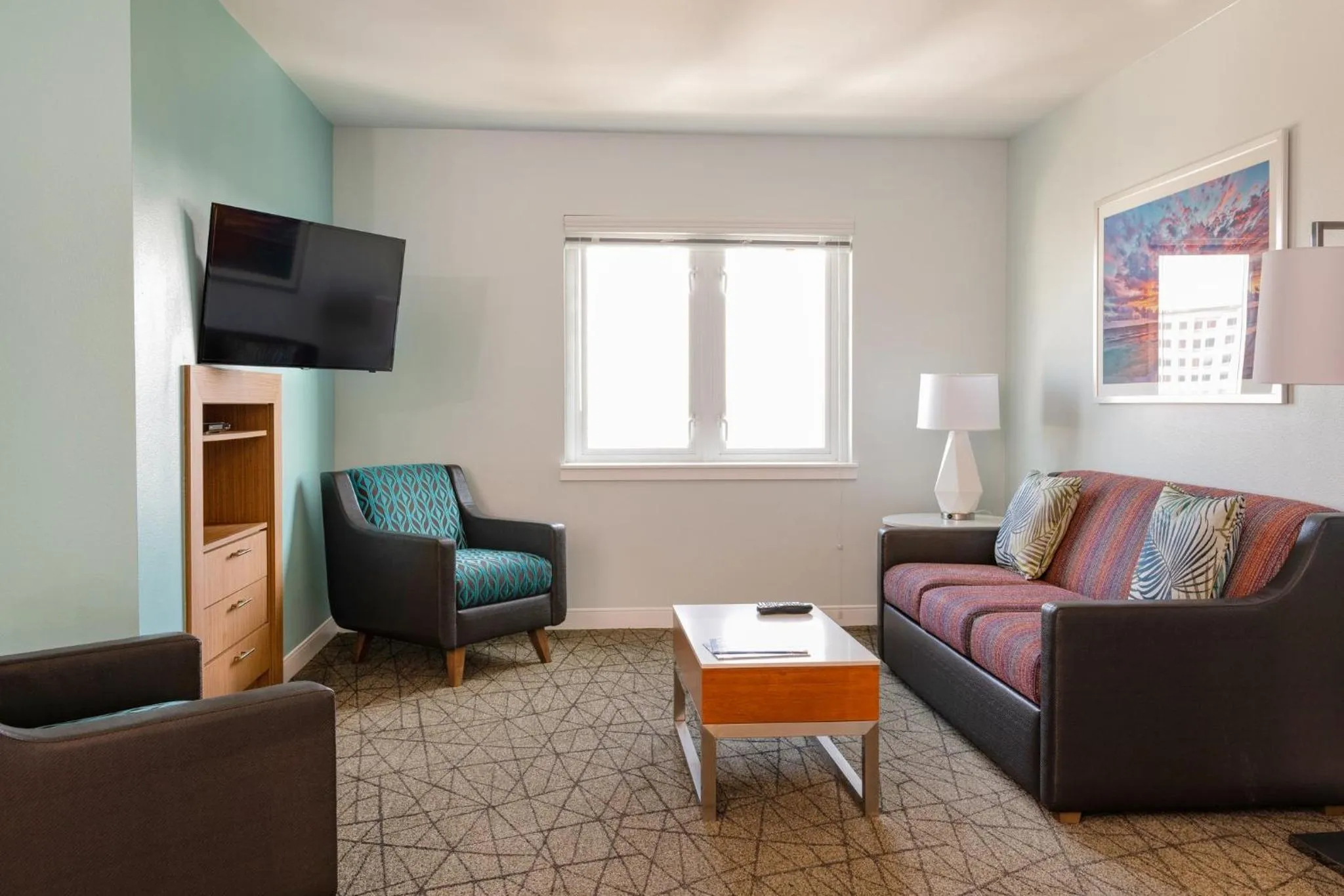 Living room in WorldMark Anaheim