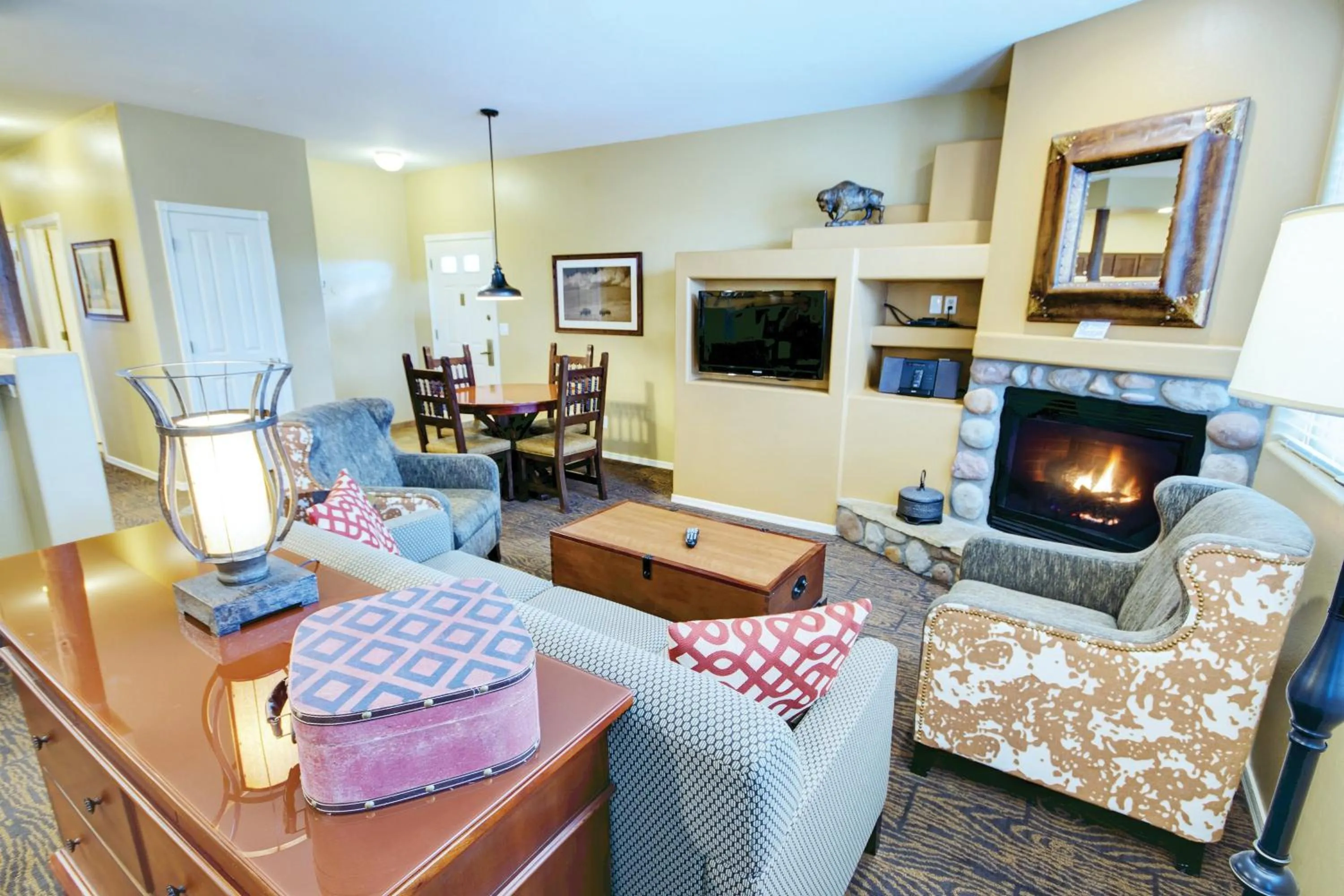 Living room in WorldMark Bison Ranch