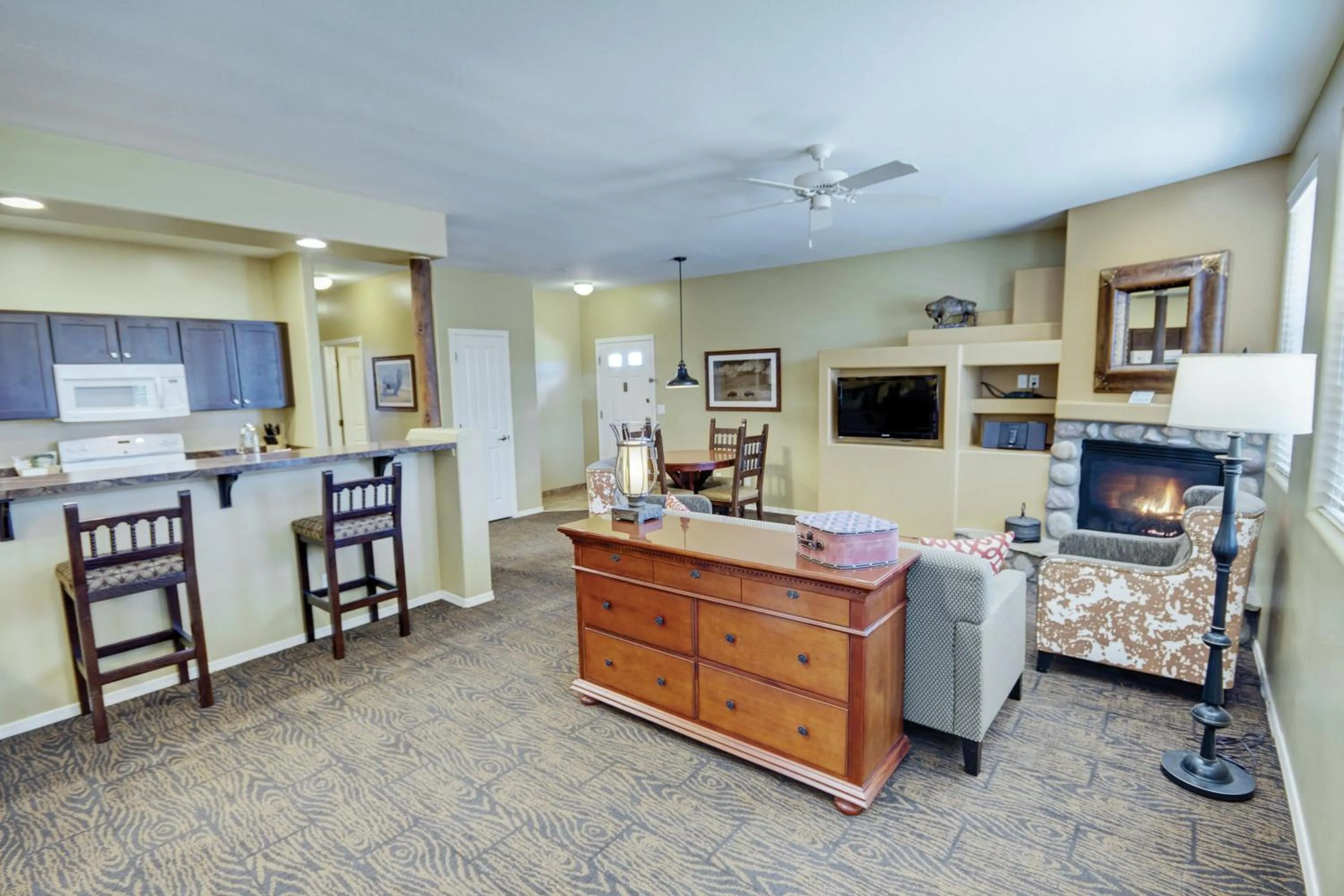 Living room in WorldMark Bison Ranch