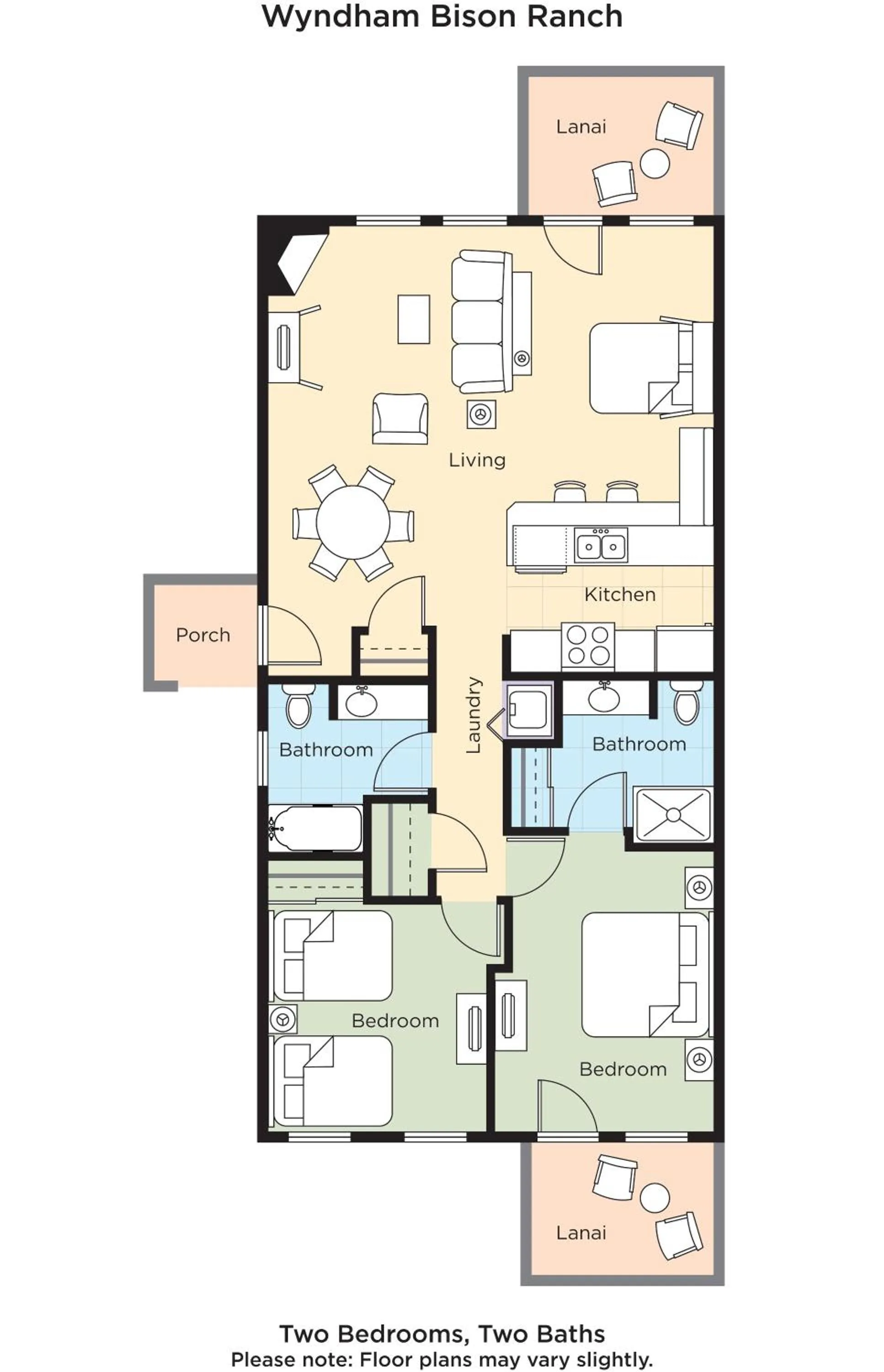 Floor plan in WorldMark Bison Ranch
