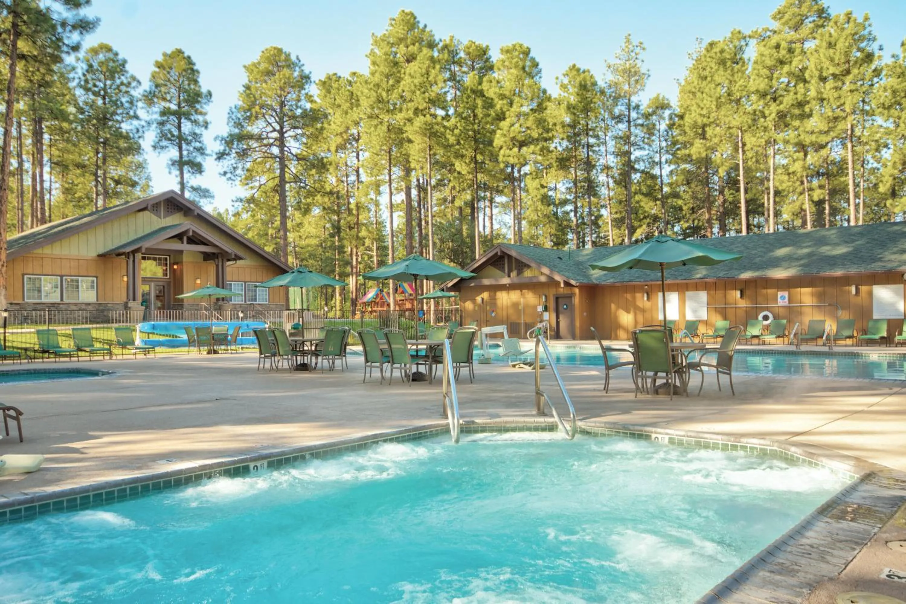 Swimming pool in WorldMark Pinetop