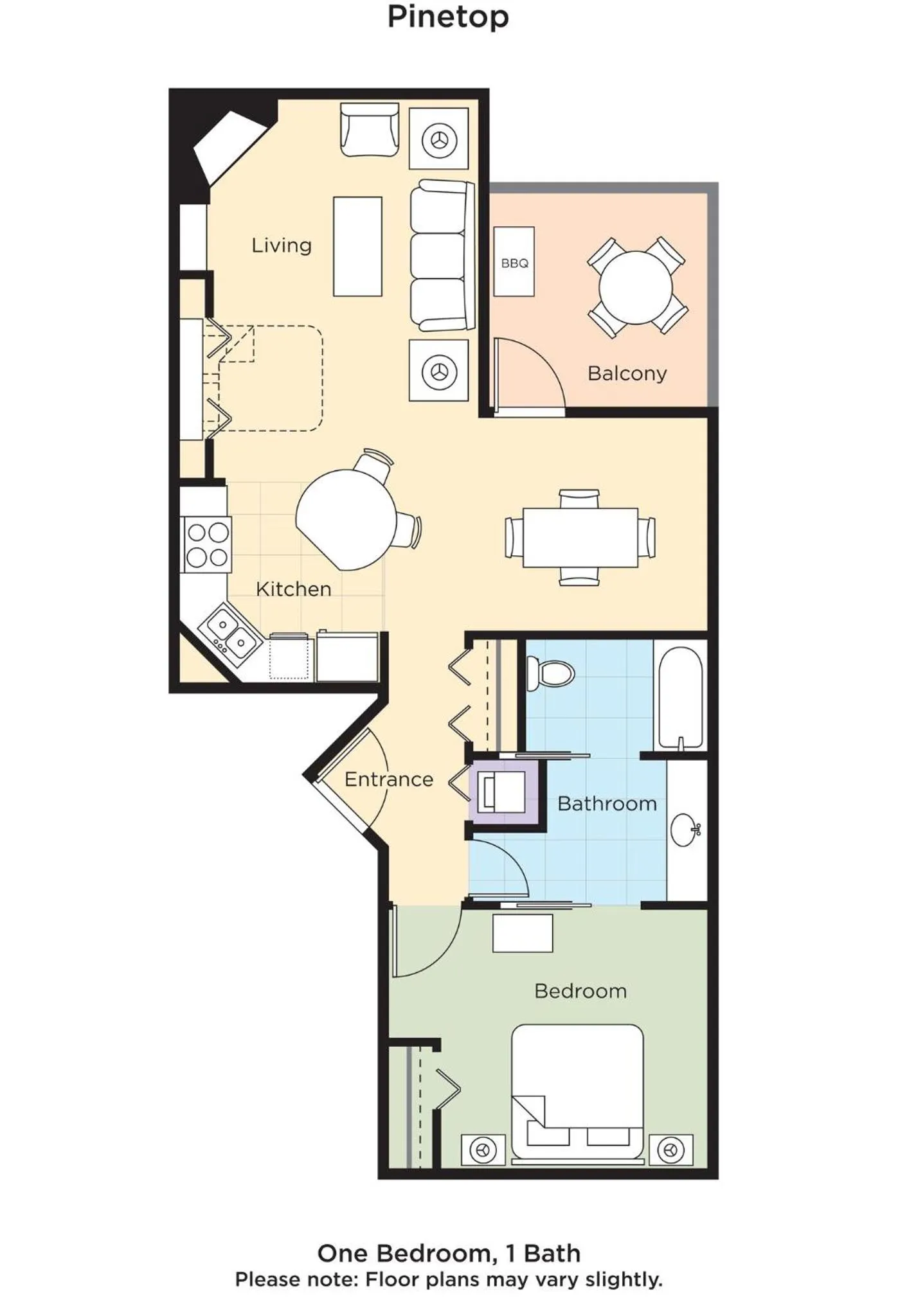 Floor plan in WorldMark Pinetop