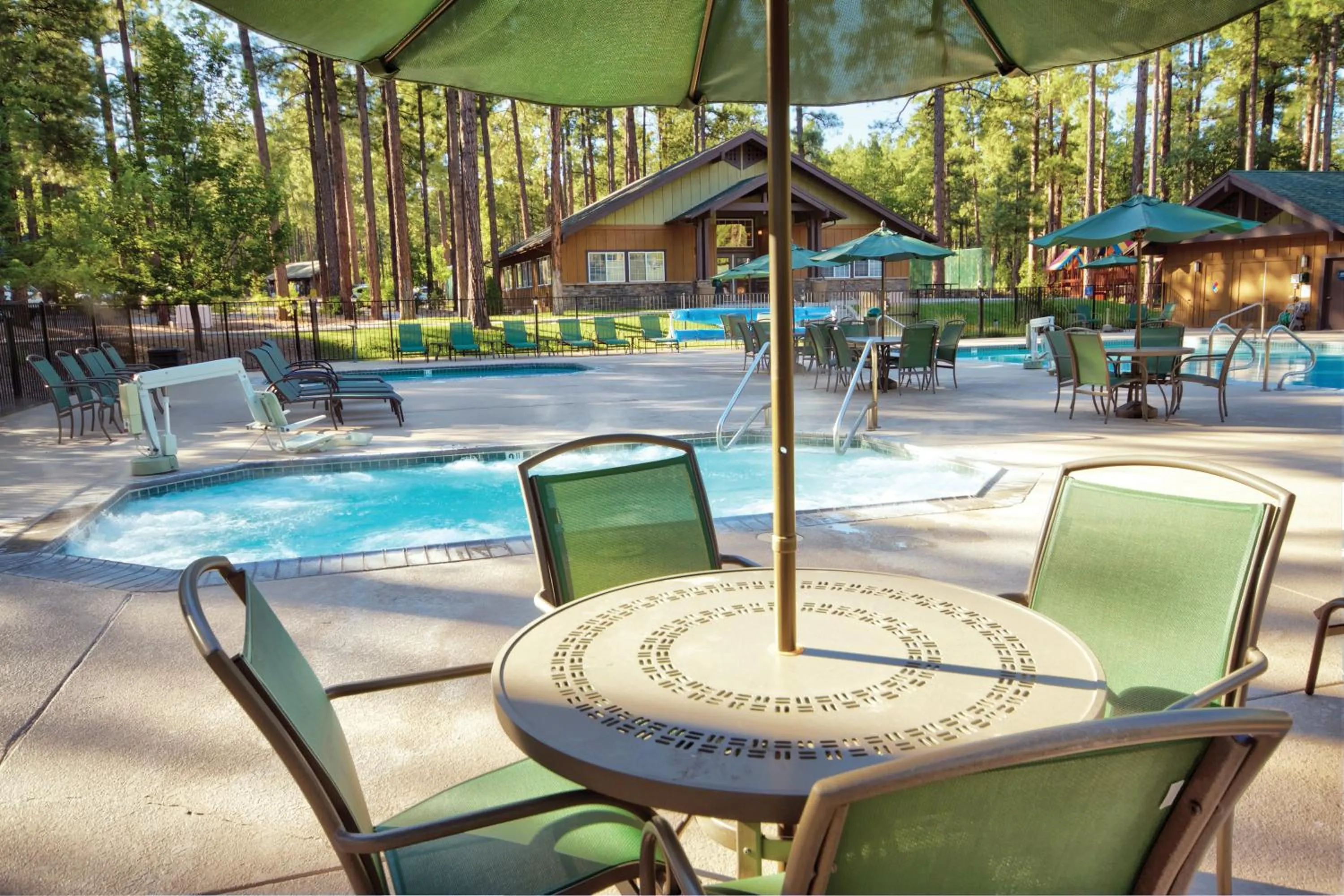Swimming pool in WorldMark Pinetop