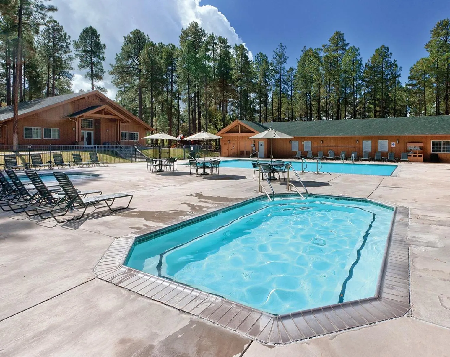 Swimming pool in WorldMark Pinetop