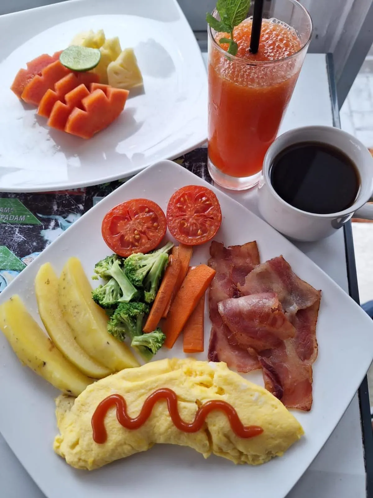 Breakfast in Bingin Inn