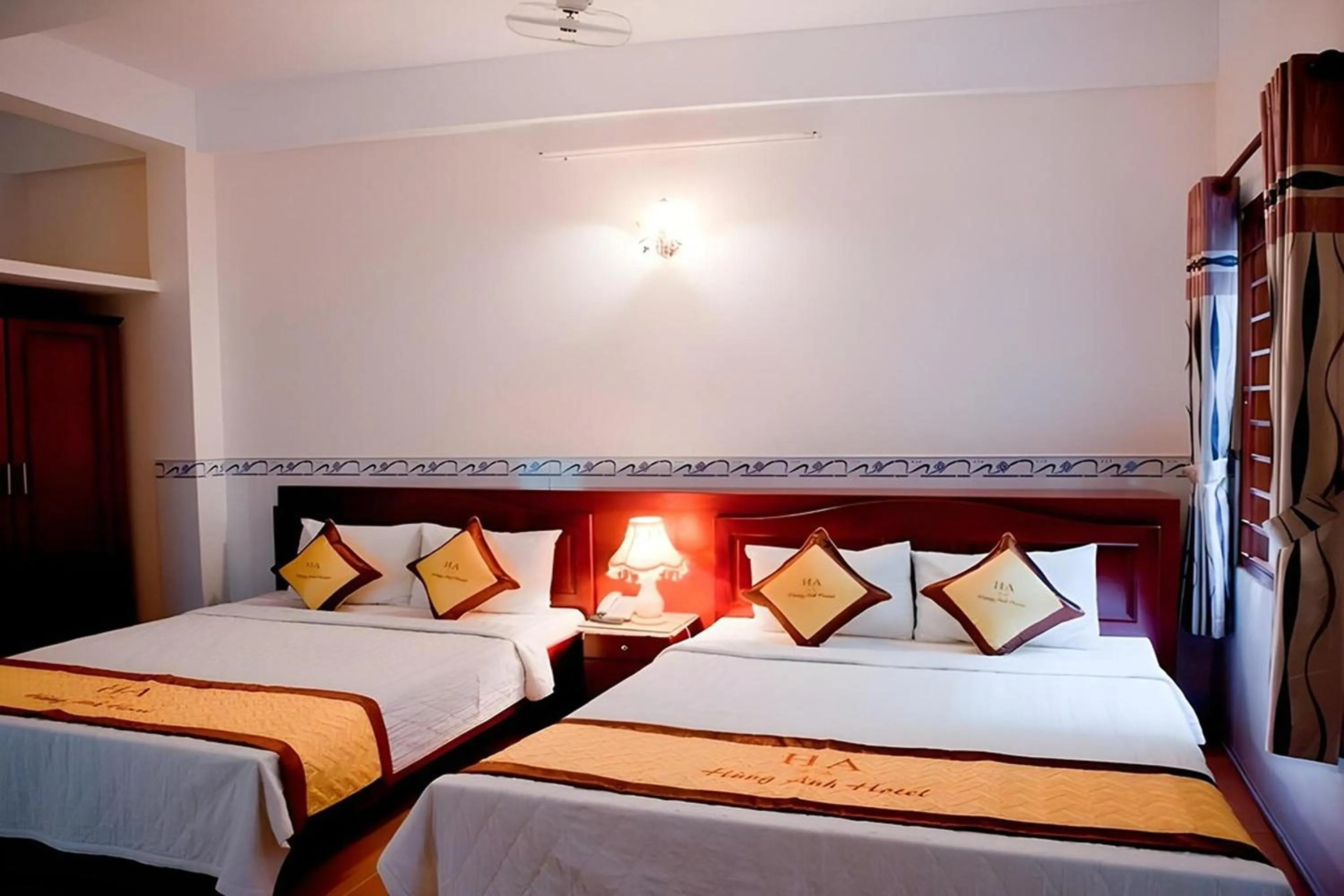 Bed in Hung Anh Hotel