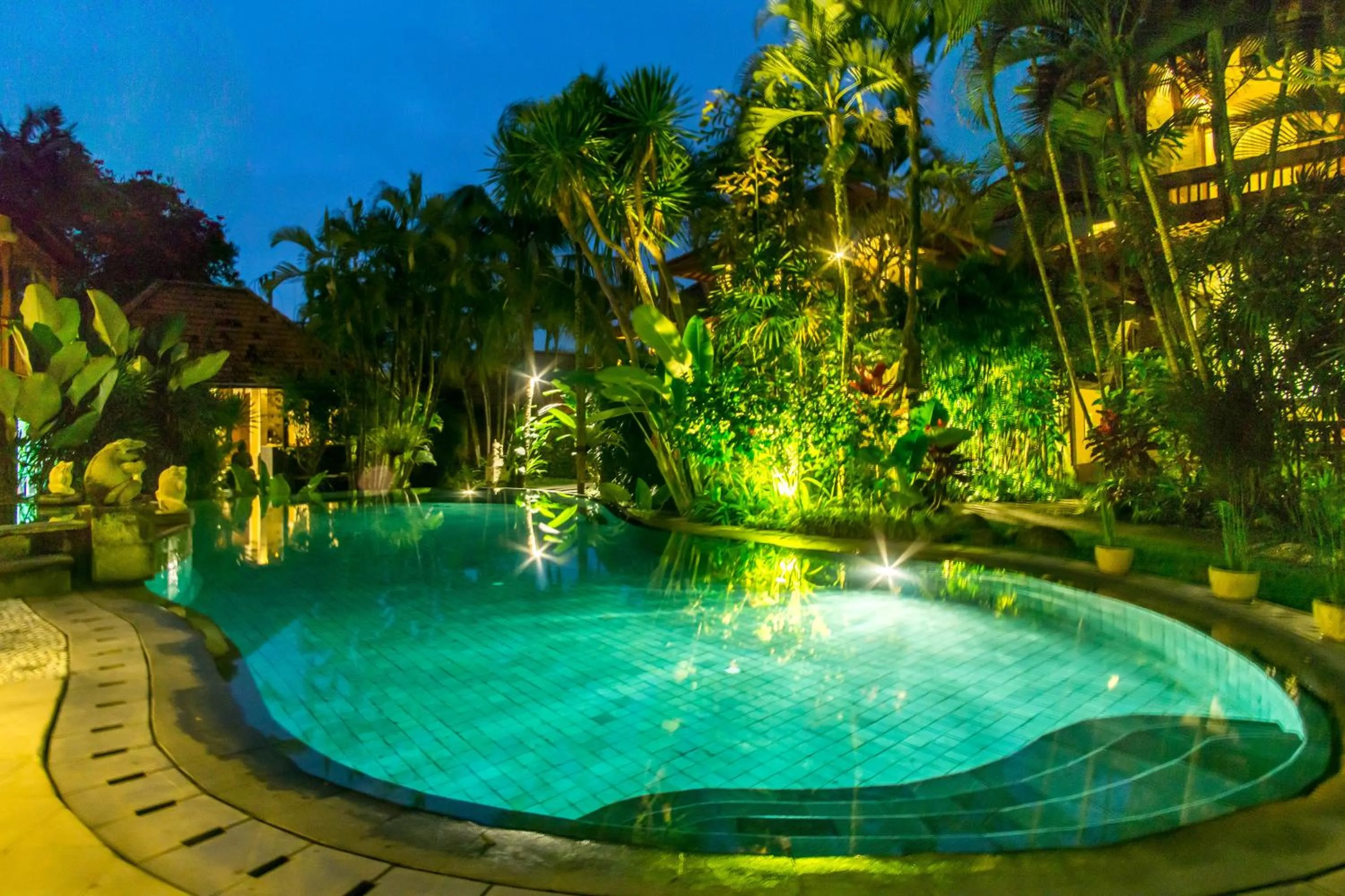 Garden view in Villa Sonia Ubud