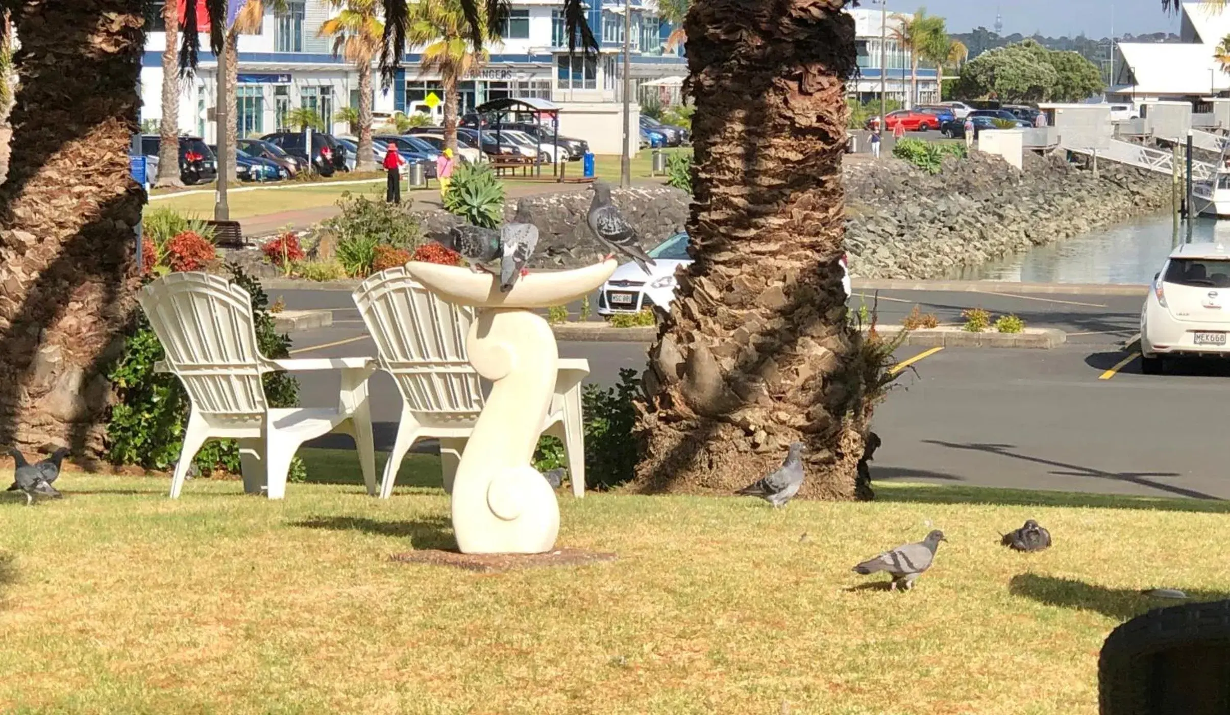 Garden in Half Moon Bay Motel