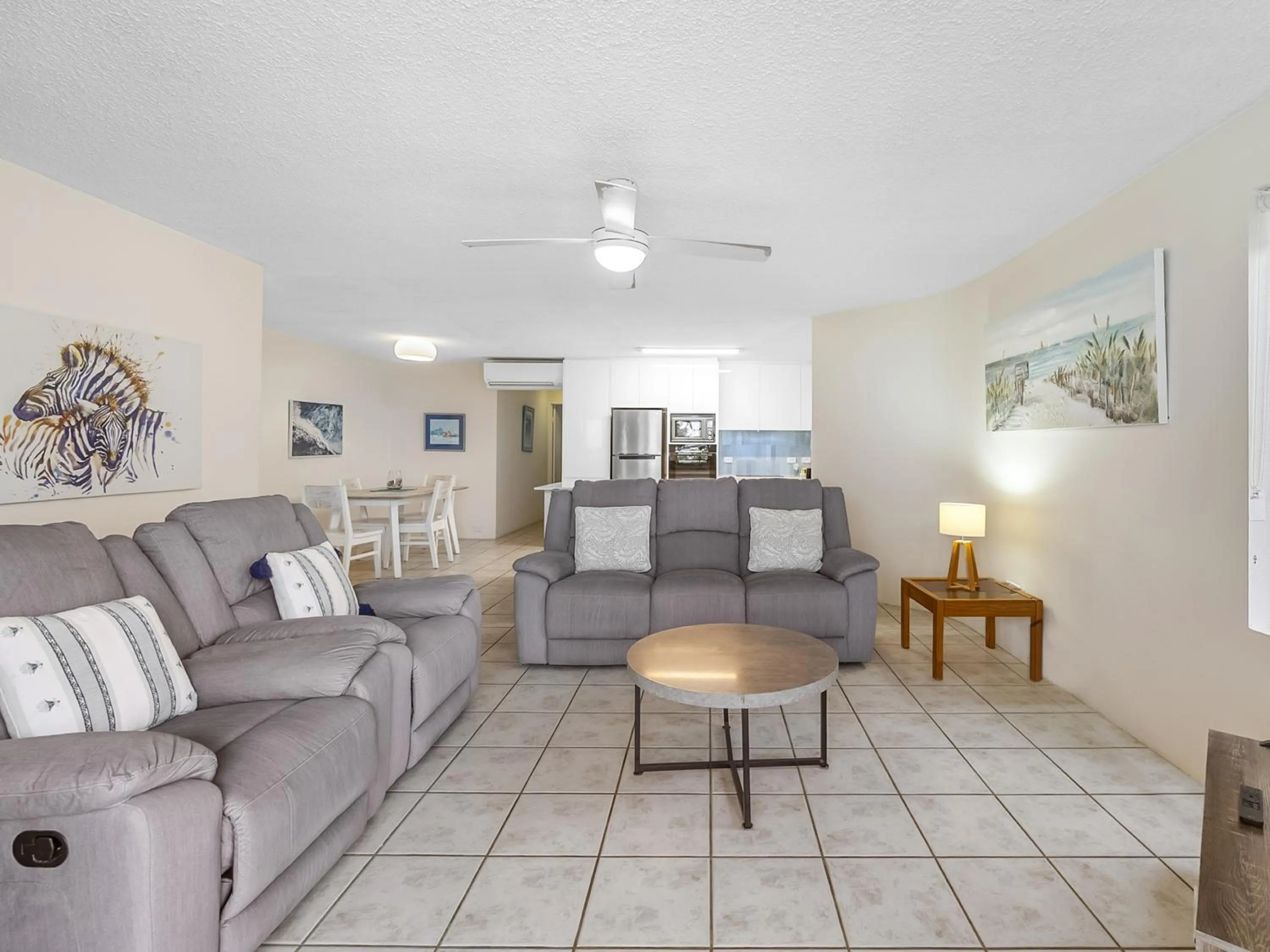 Living room in Alexandria Apartments