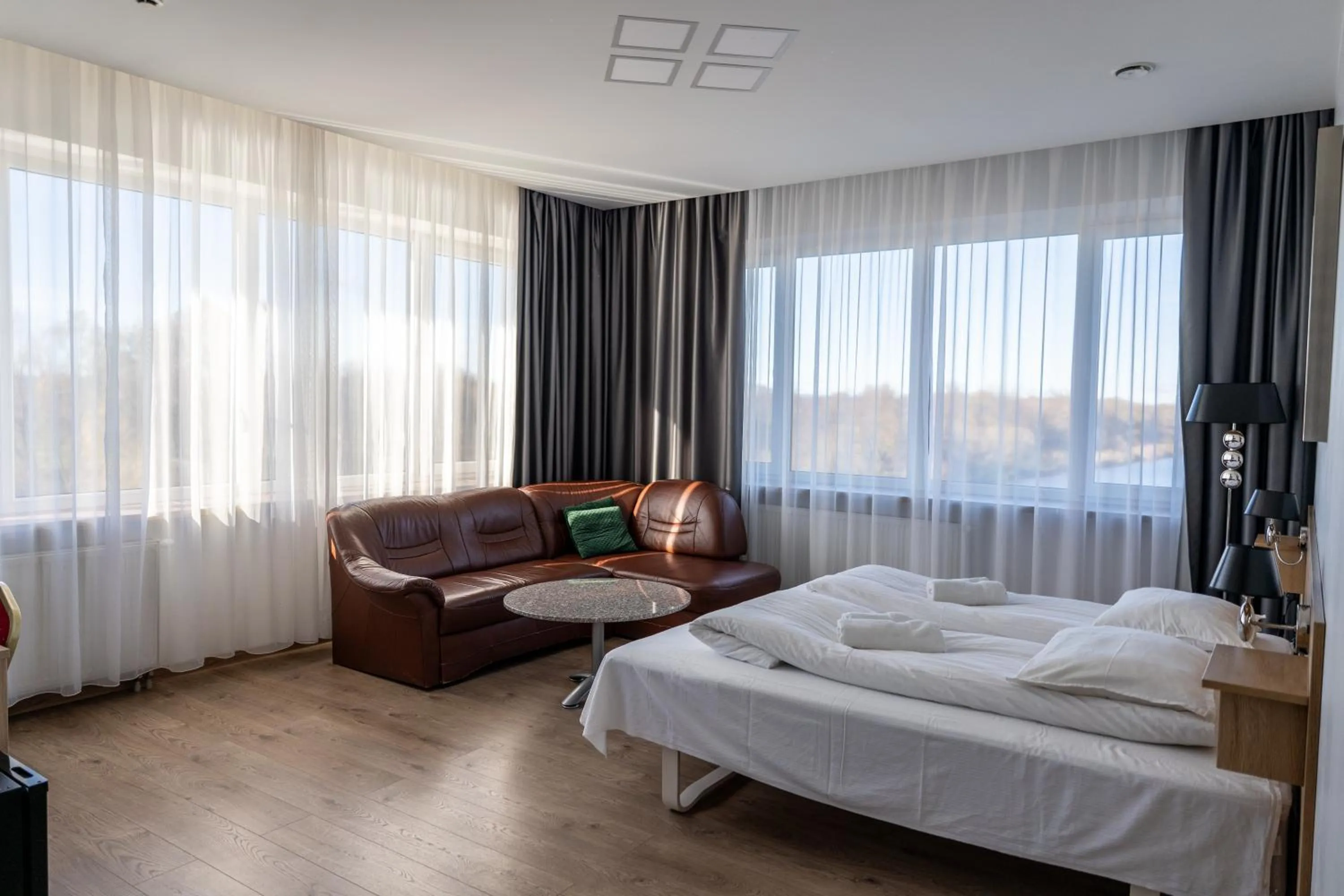 Bed in Viešbutis Banga