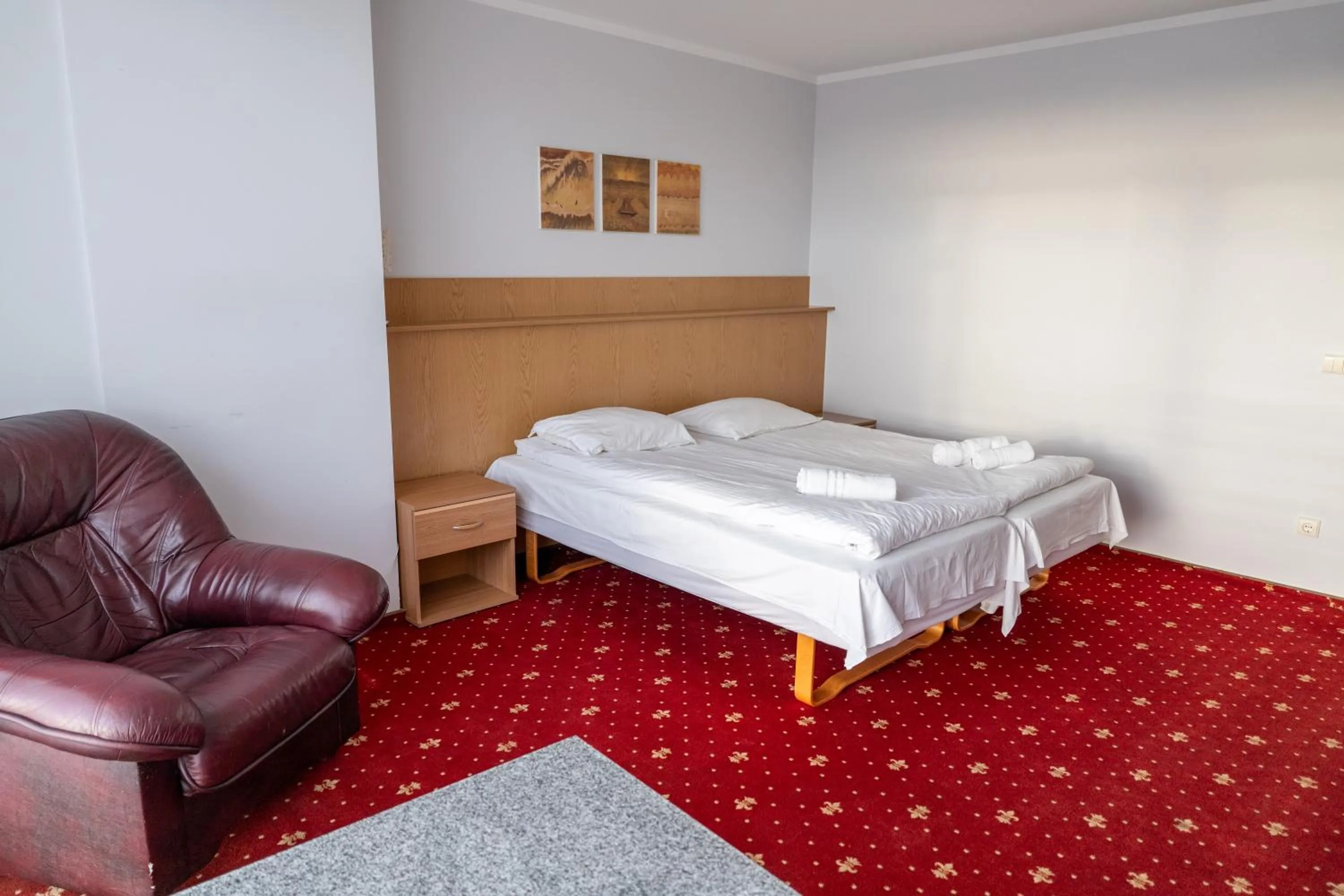 Bed in Viešbutis Banga