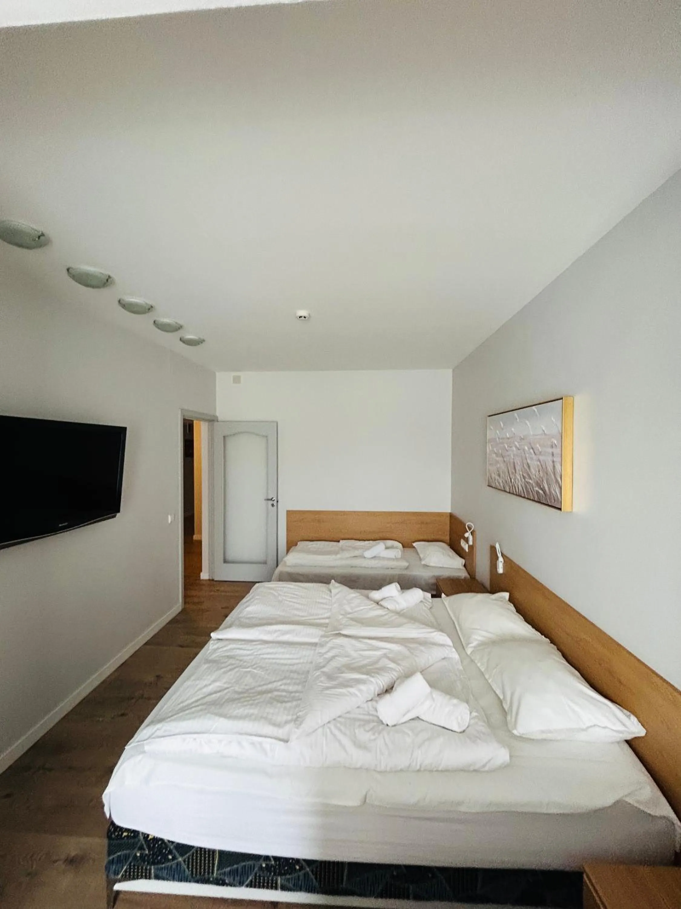 Bed in Viešbutis Banga