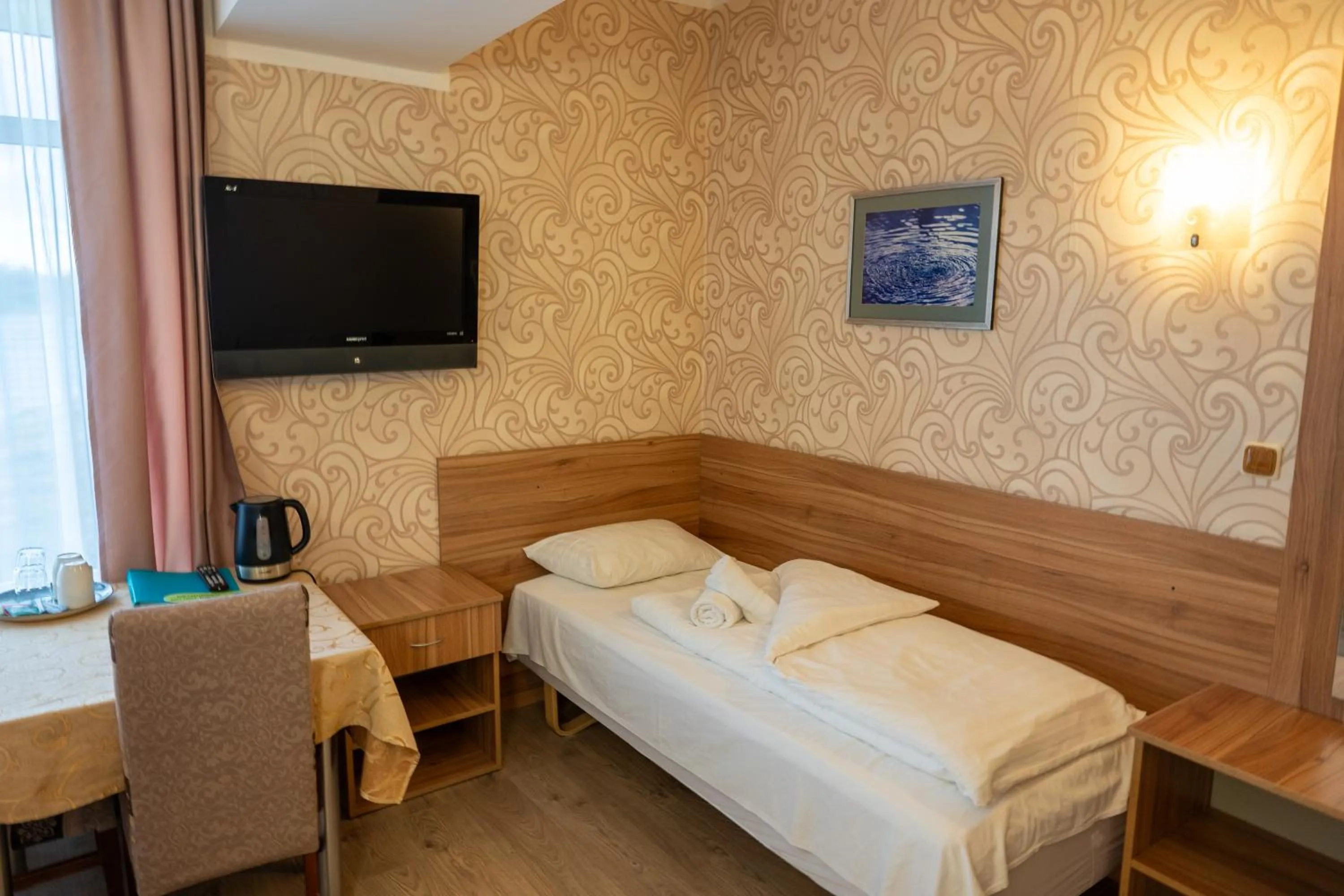 Bed in Viešbutis Banga