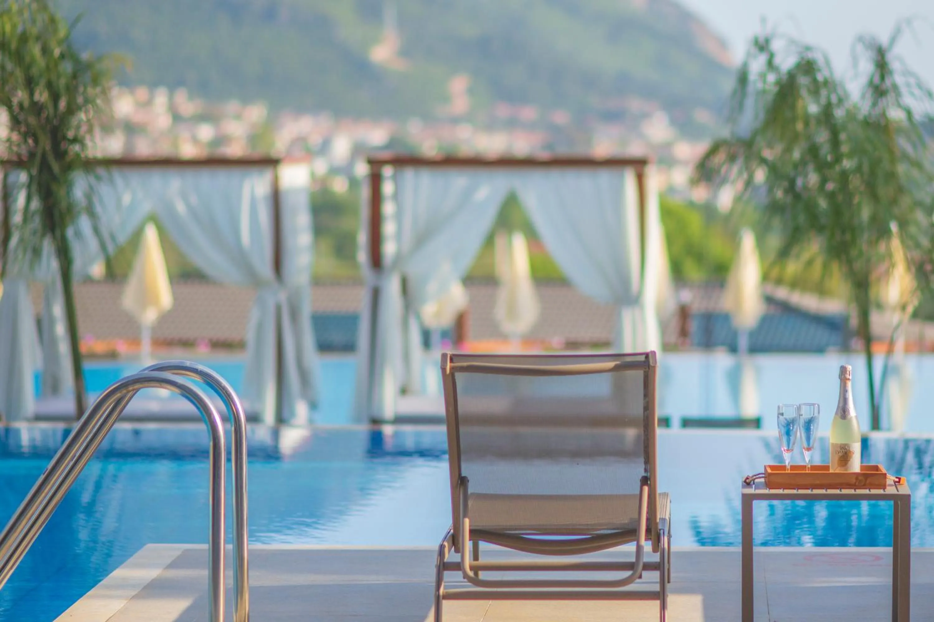 Pool view in Orka Cove Hotel Penthouse & Suites Adults Only