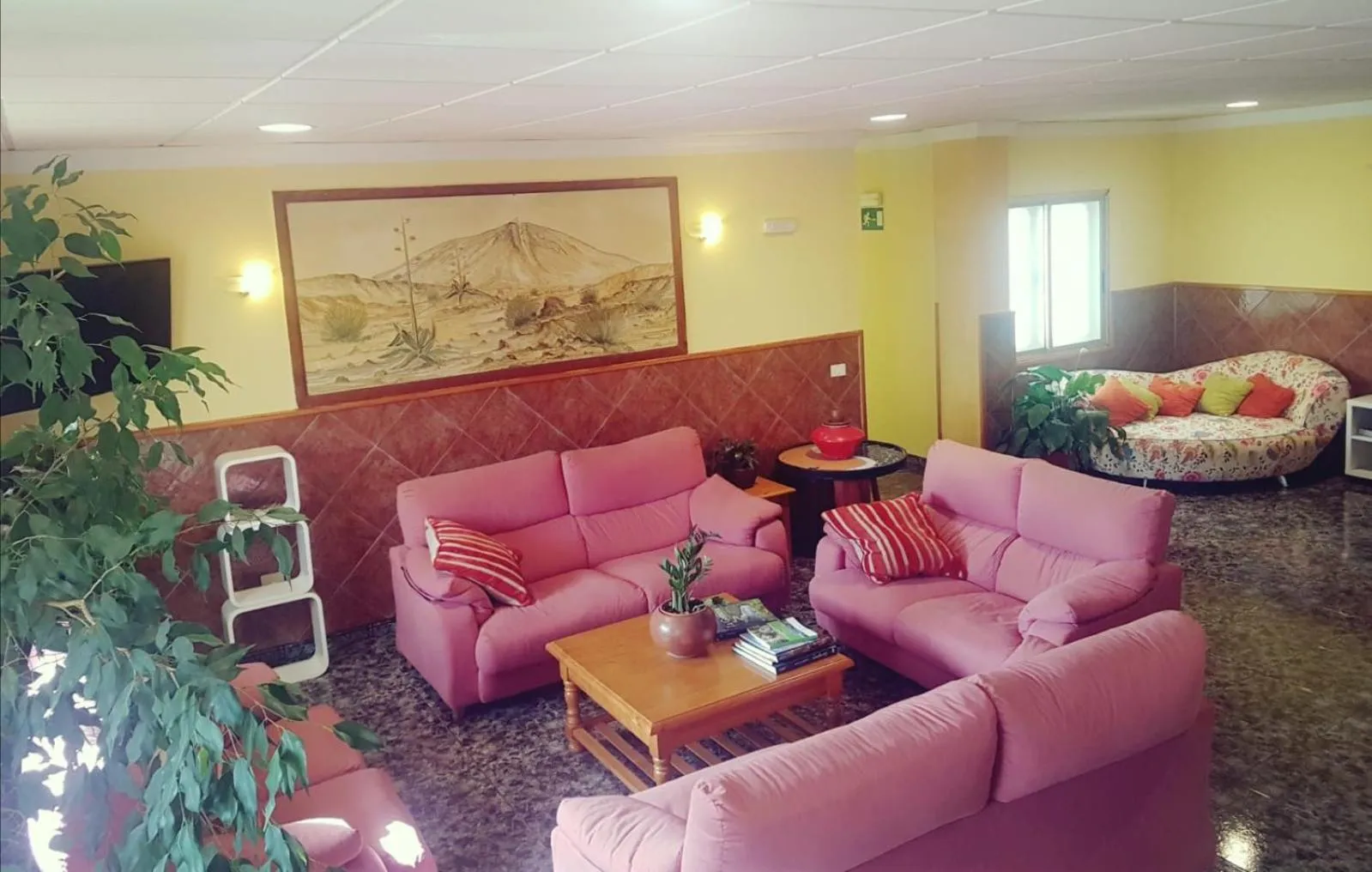 Communal lounge/ TV room in Hotel Sonia Chipude