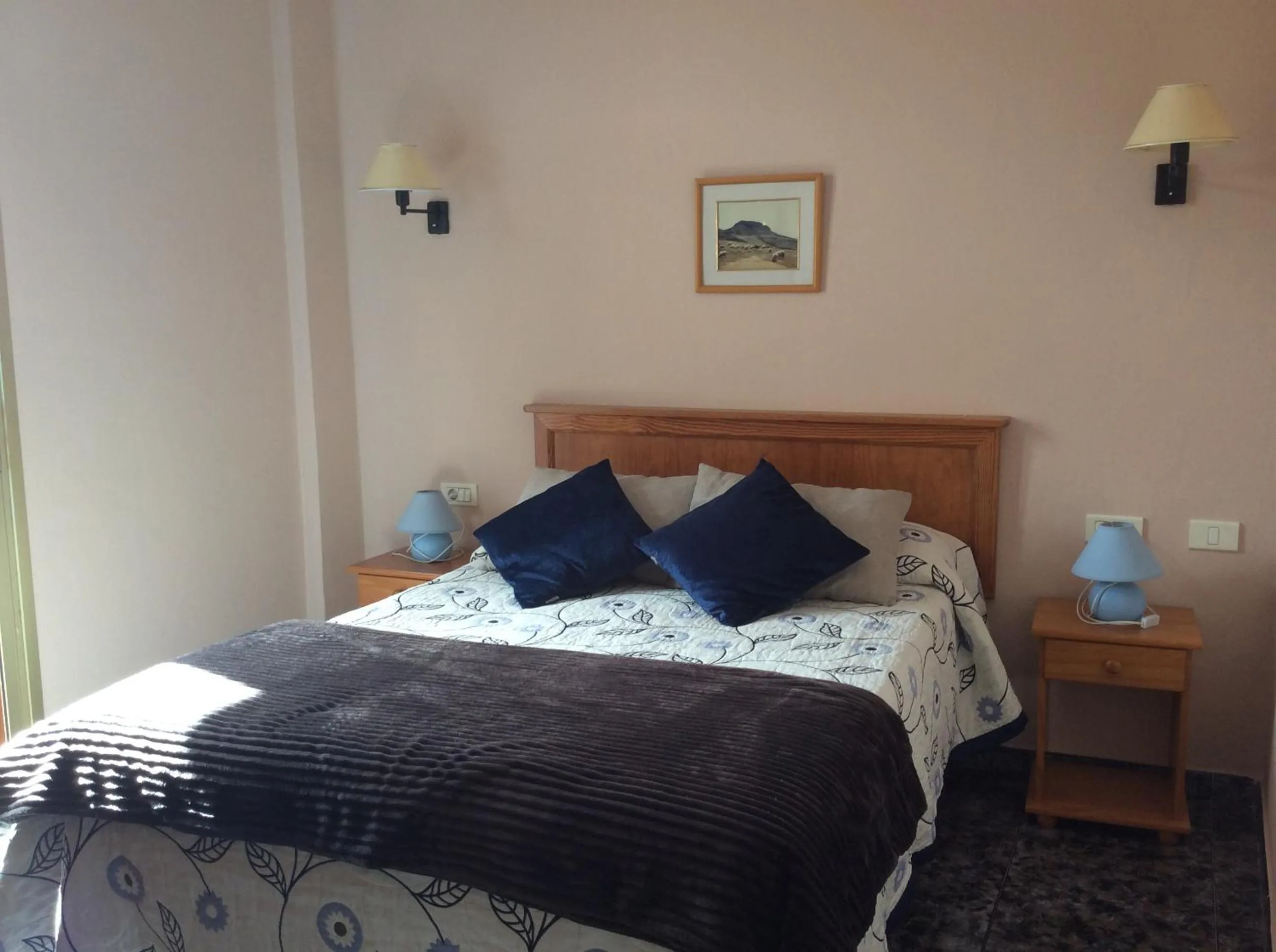 Bed in Hotel Sonia Chipude