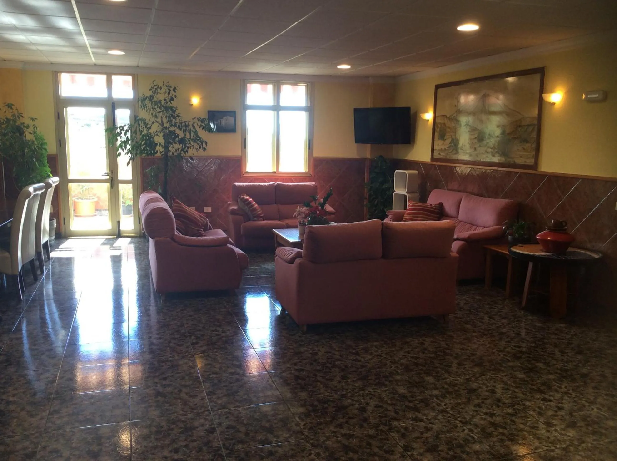 Lobby or reception in Hotel Sonia Chipude