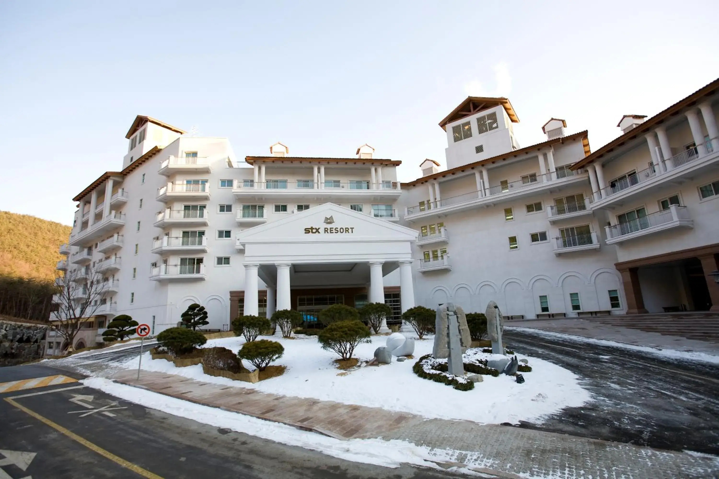 Property building in STX Resort Property building in STX Resort