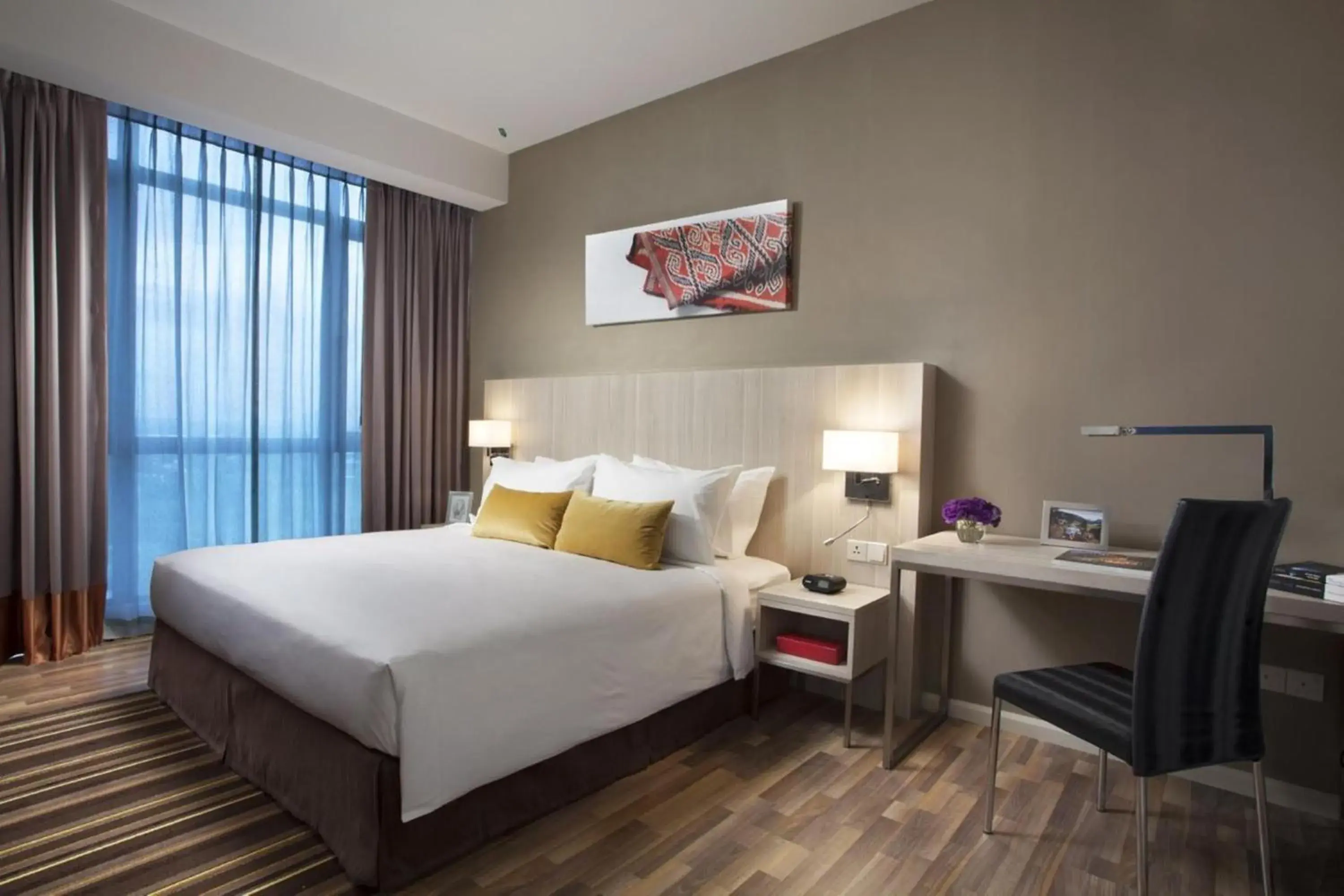 Bedroom, Bed in Citadines Uplands Kuching Bedroom, Bed in Citadines Uplands Kuching