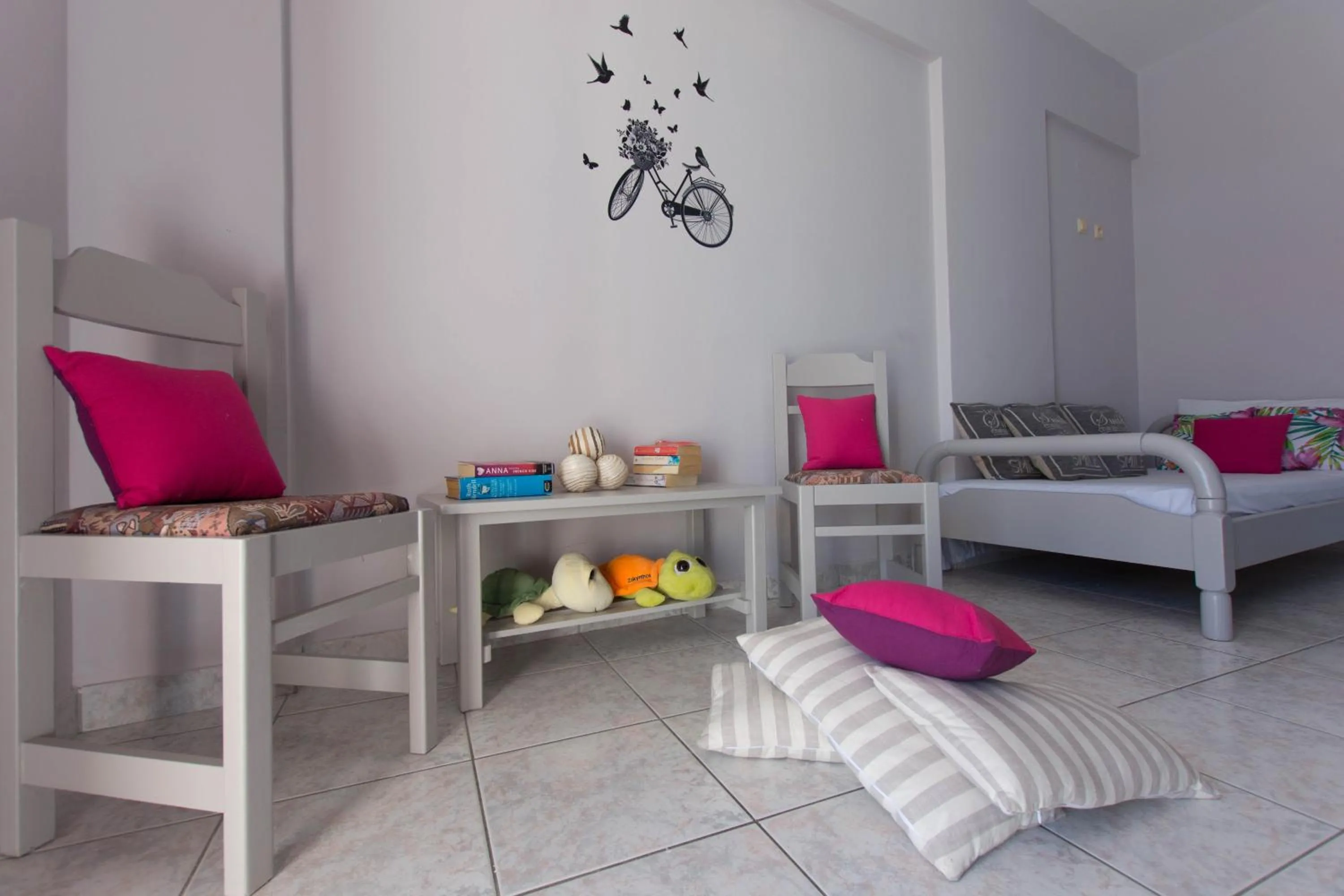 Bed in Bona Vista Studios