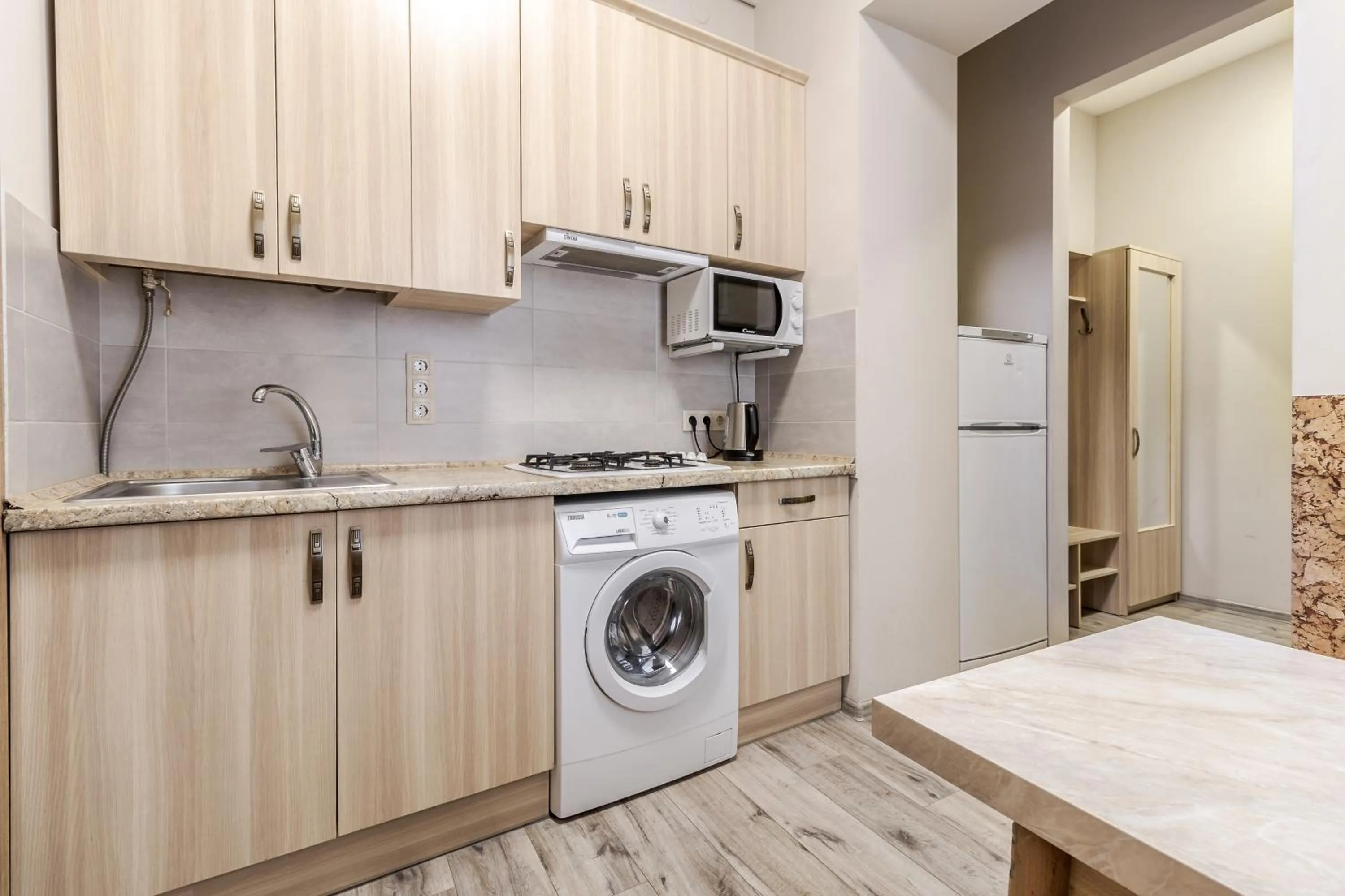 Kitchen or kitchenette in Creamy apartment