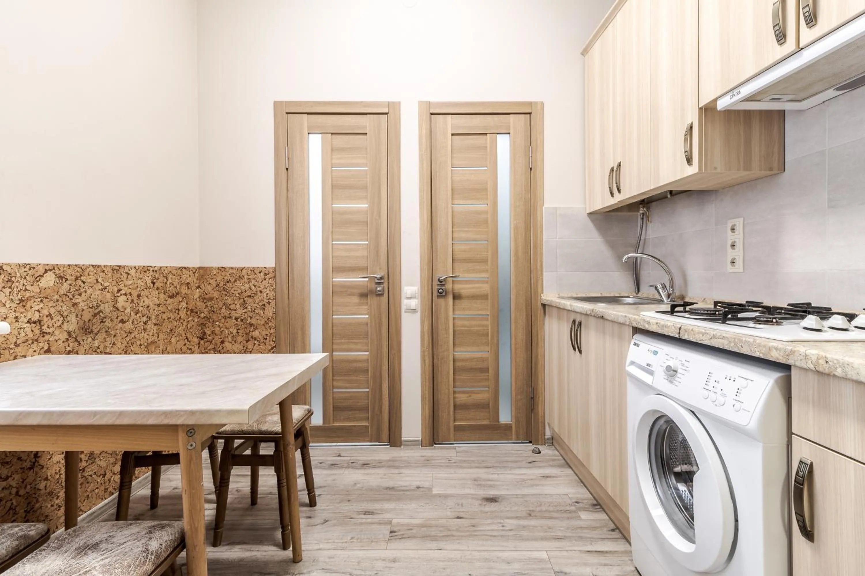 Kitchen or kitchenette in Creamy apartment