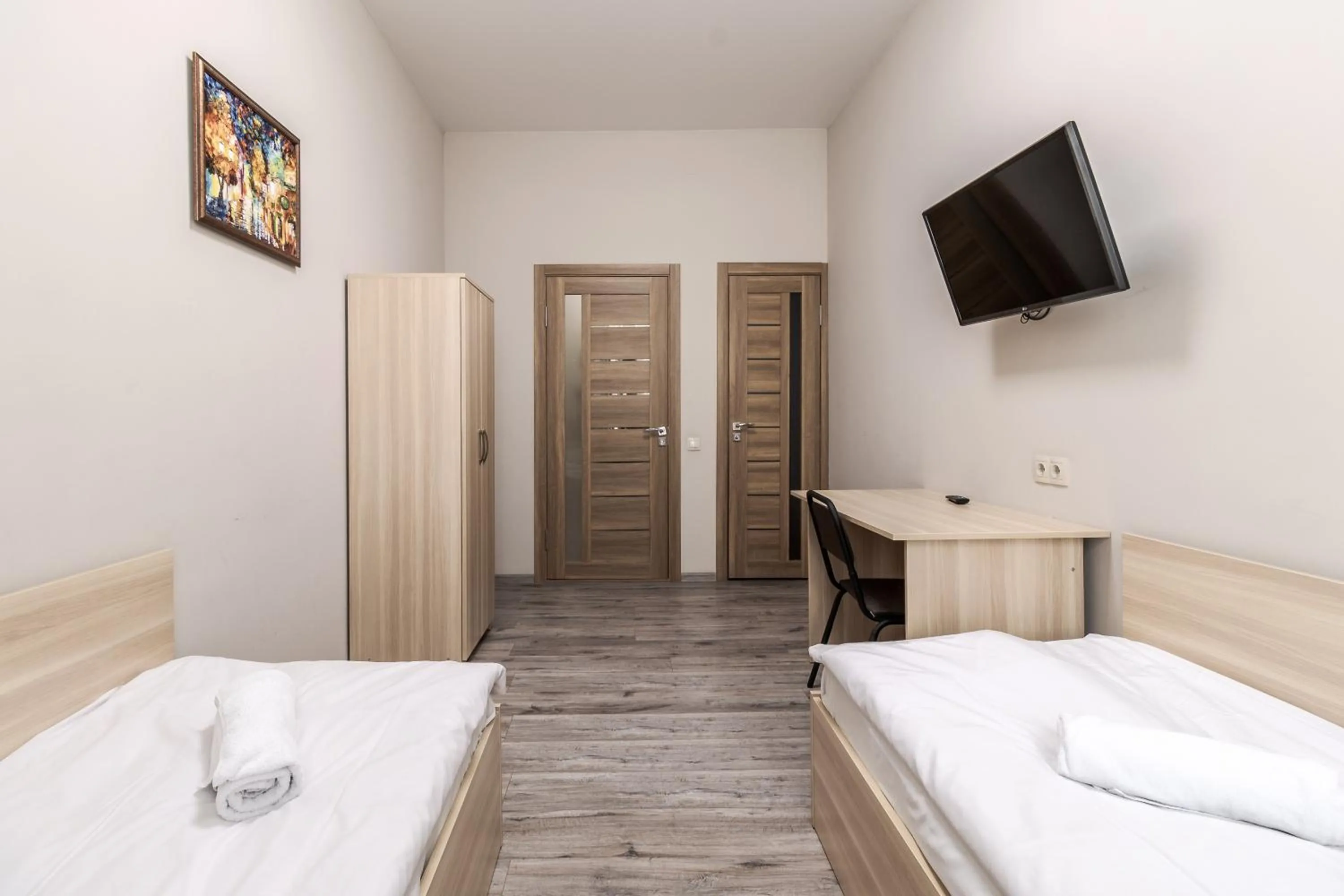Bed in Creamy apartment