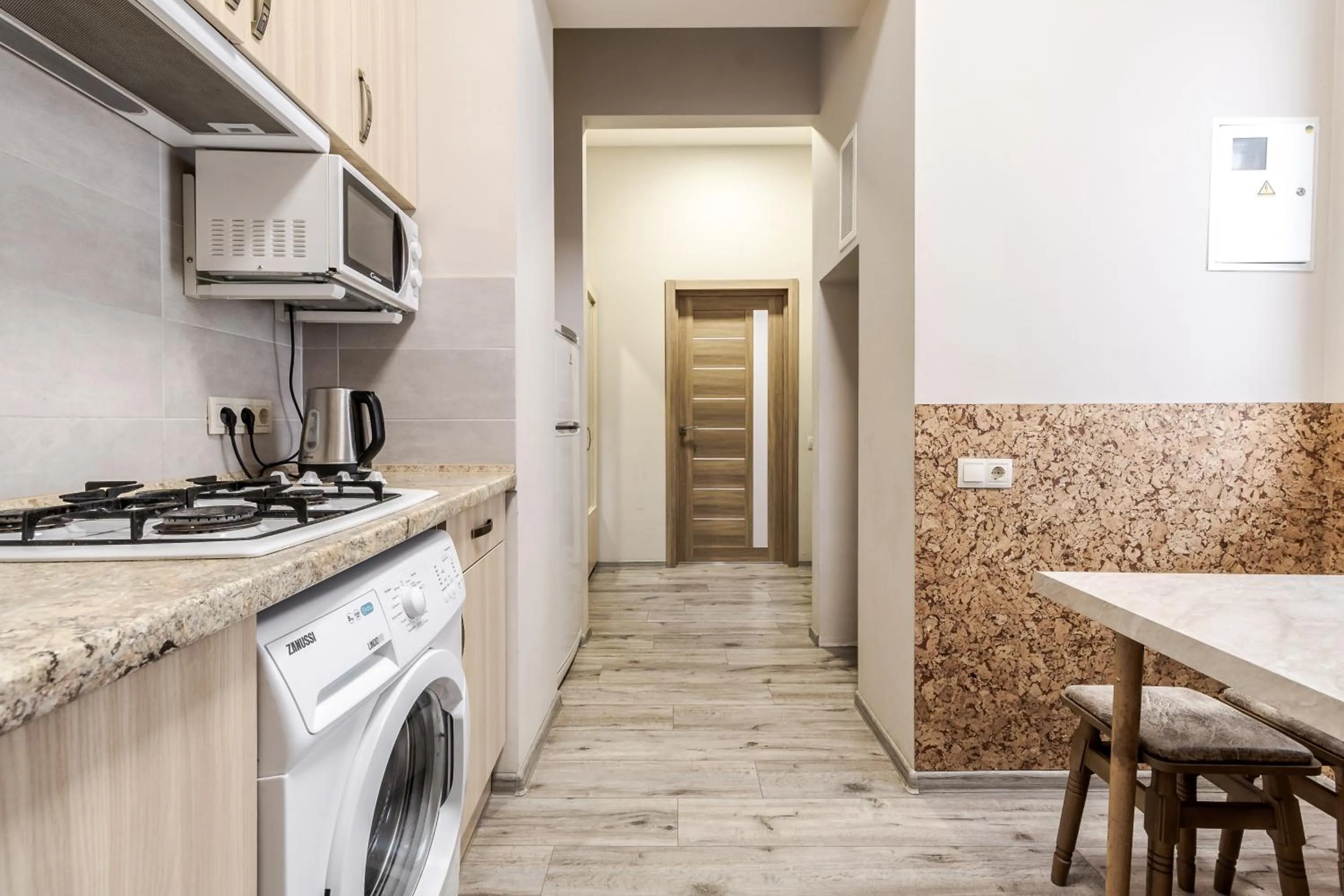 Kitchen or kitchenette in Creamy apartment